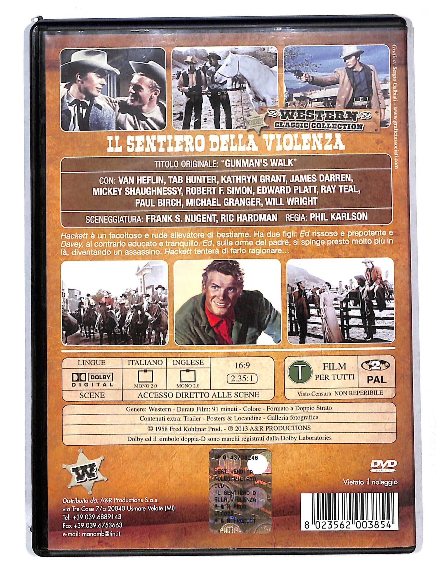 EBOND Il Sentiero Della Violenza DVD DB750435