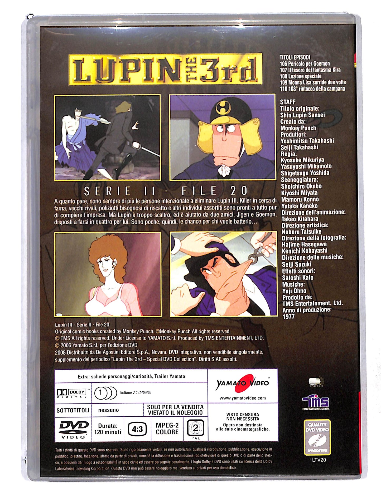 EBOND Lupin the 3rd Serie II - File 20 EDITORIALE DVD DB750445