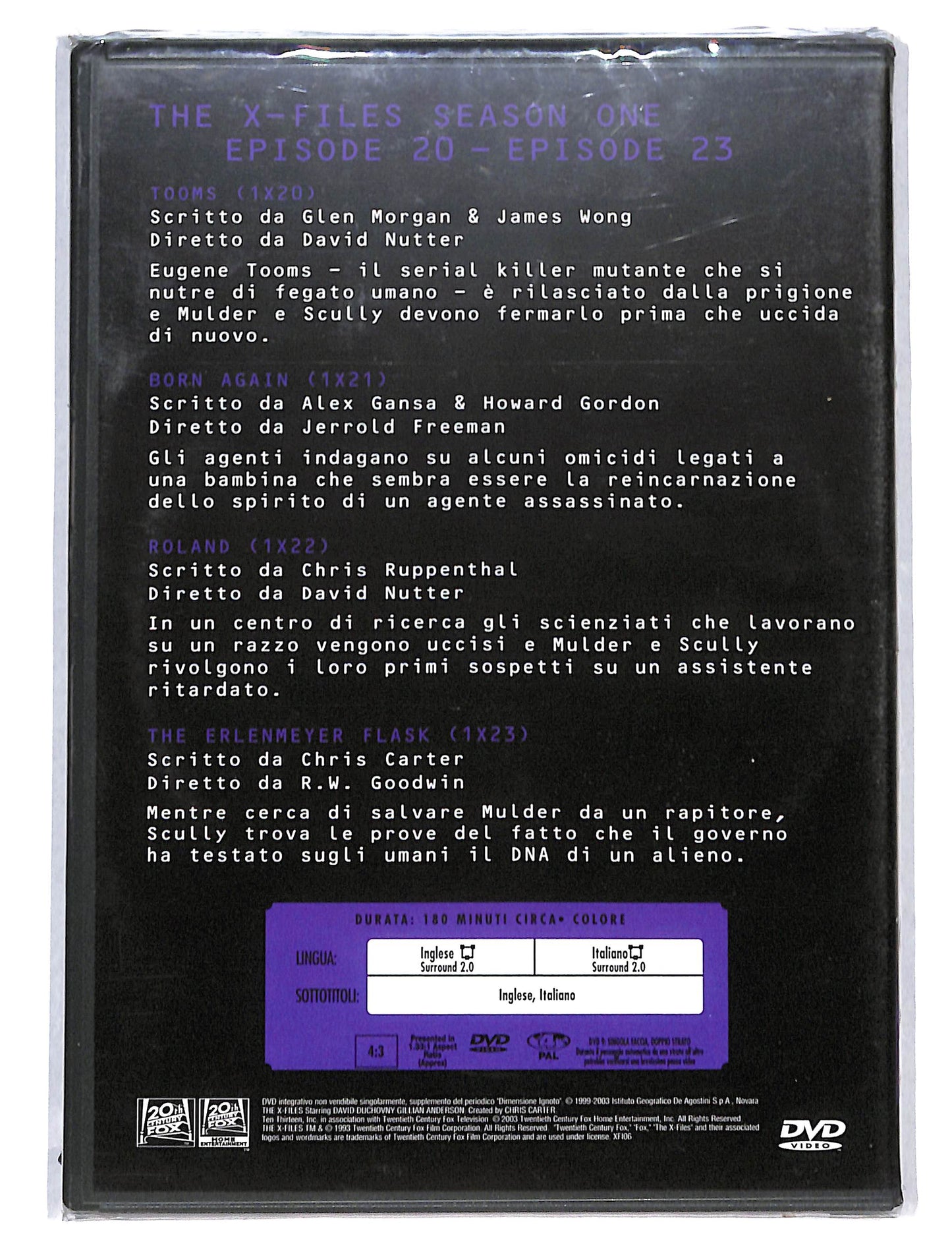 EBOND The x Files Season One Volume 6 EDITORIALE DVD DB750453