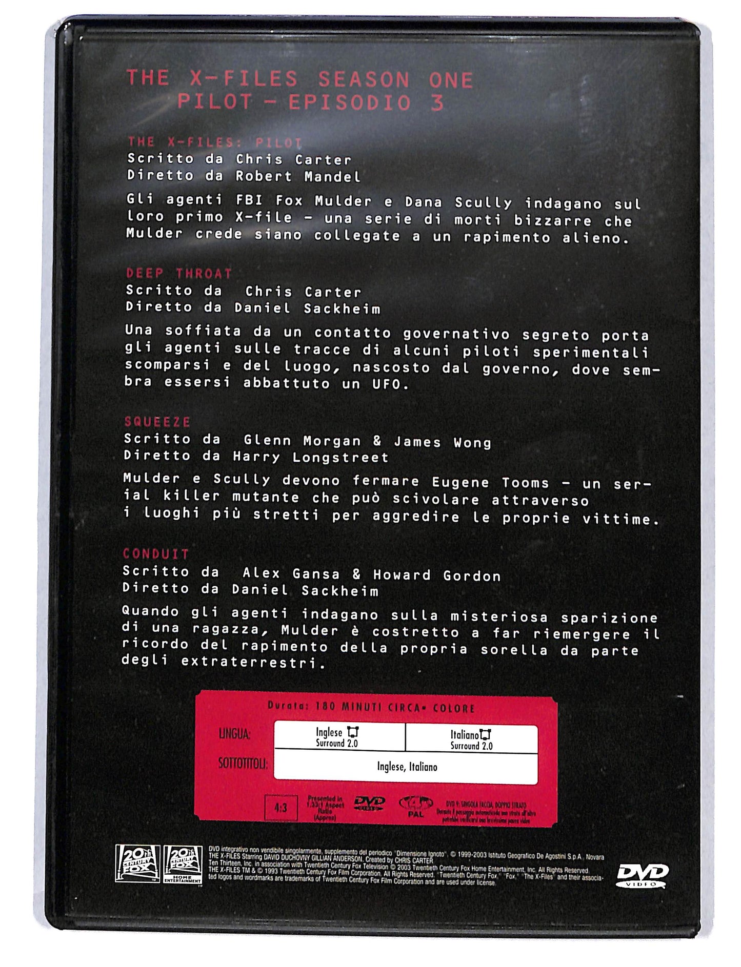 EBOND The X-Files collection - season one volume 1 DVD DB750455