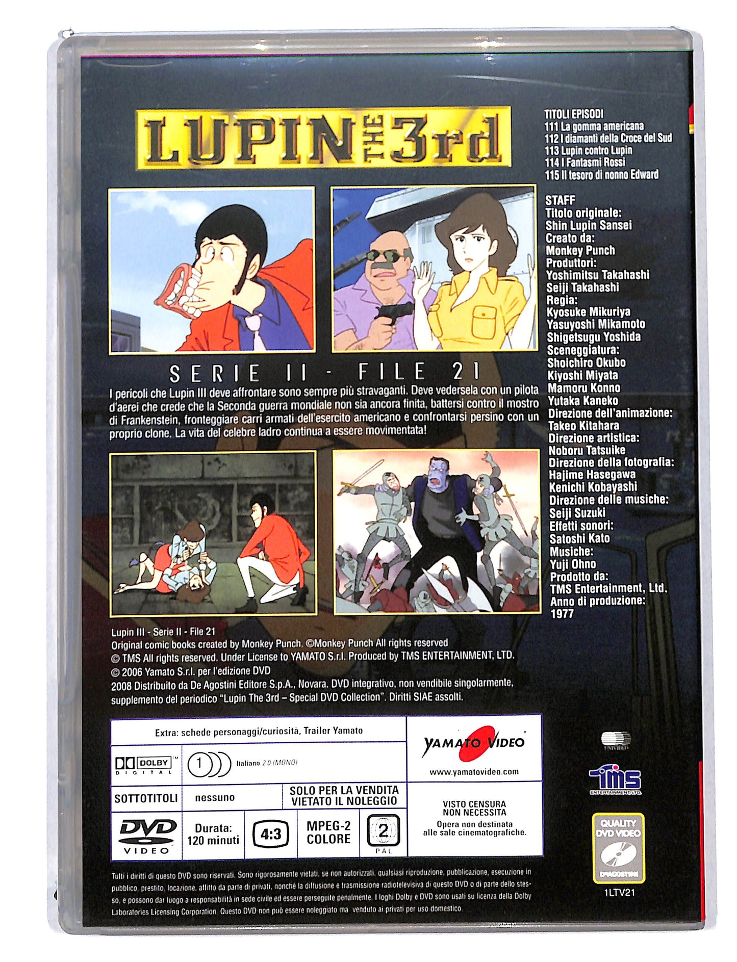 EBOND Lupin the 3rd Serie II - File 21 EDITORIALE DVD DB750463