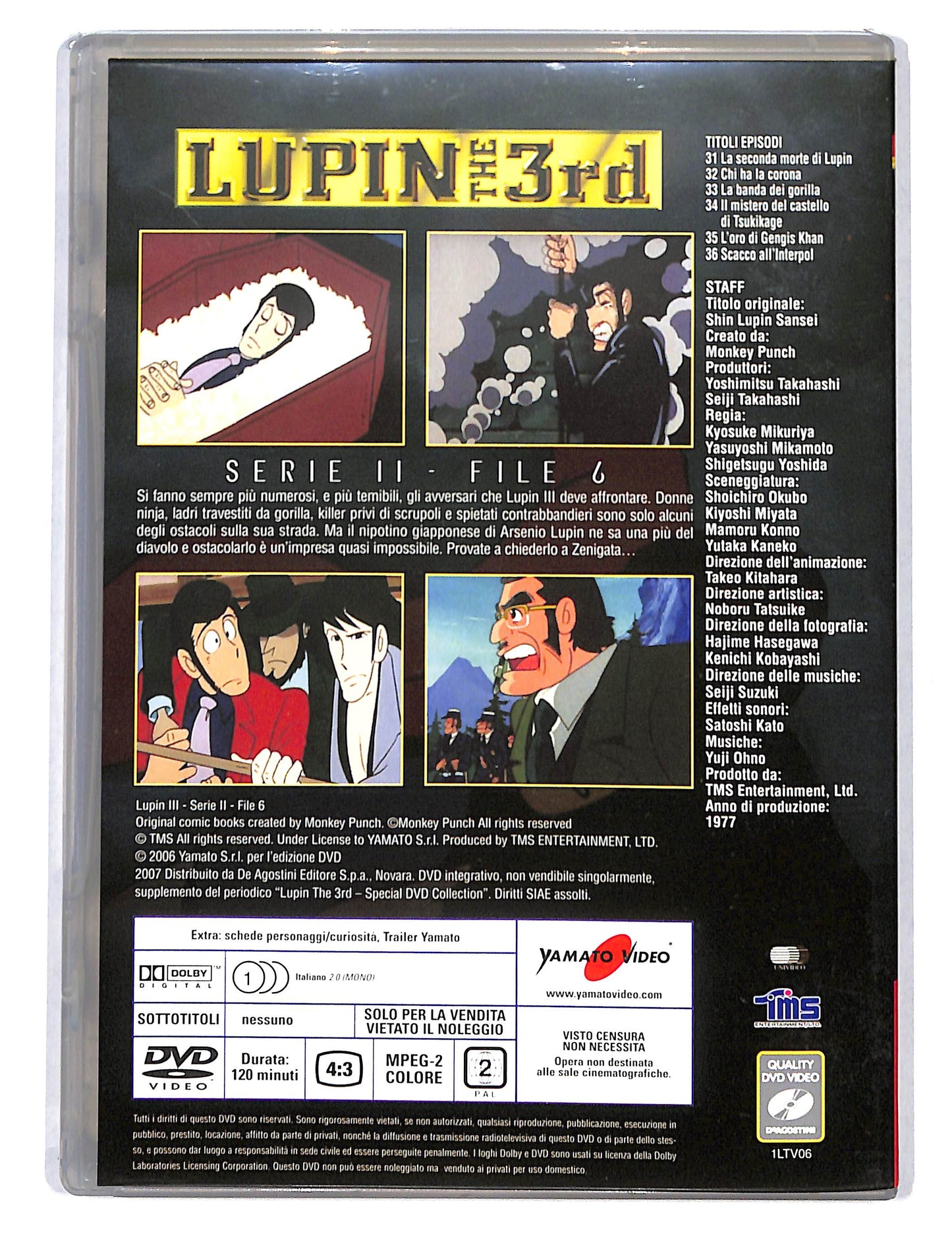 EBOND Lupin the 3rd Serie II - File 6 EDITORIALE DVD DB750603