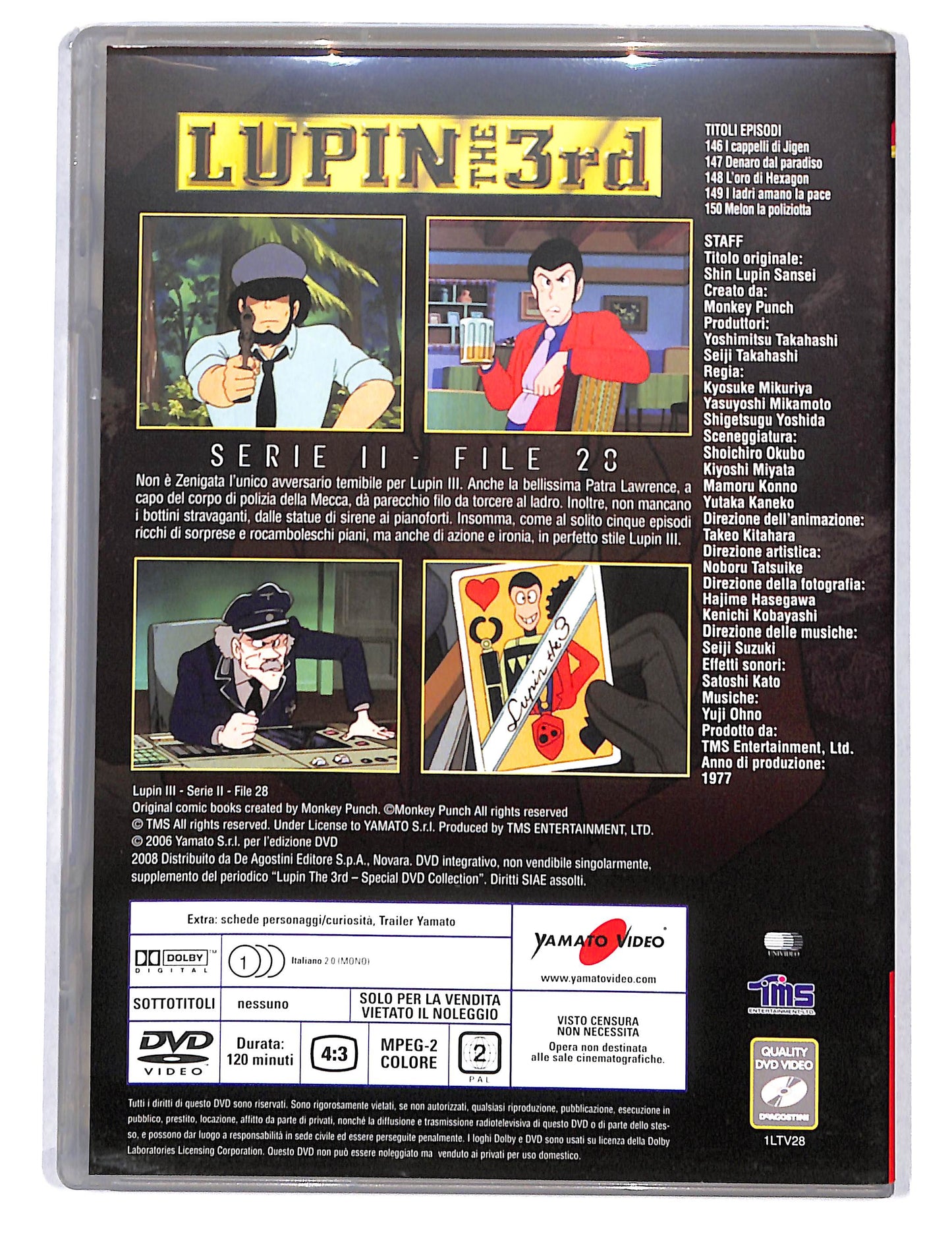 EBOND Lupin the 3rd Serie II - File 28 EDITORIALE DVD DB750604