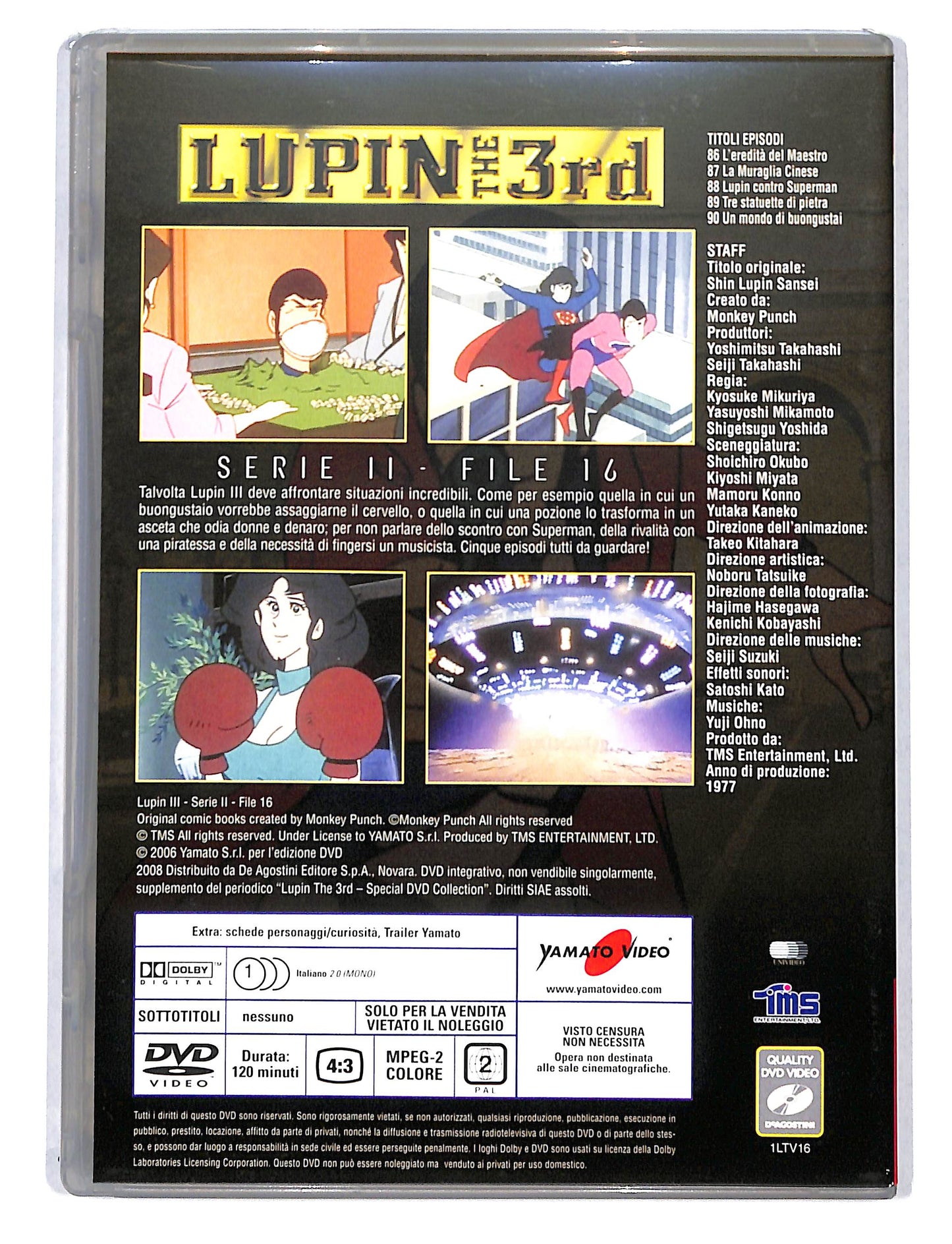 EBOND Lupin the 3rd Serie II - File 16 EDITORIALE DVD DB750607