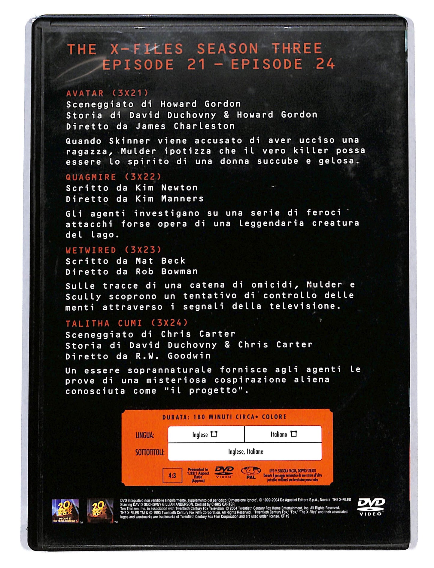 EBOND The X Files collection season three vol 6 EDITORIALE DVD DB750615