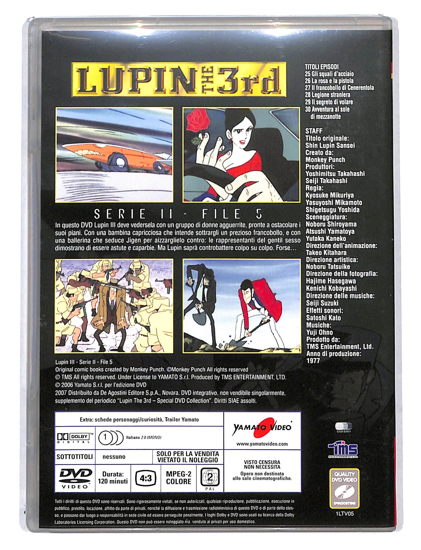 EBOND Lupin The 3rd - Serie II - File 5 EDITORIALE DVD DB750628