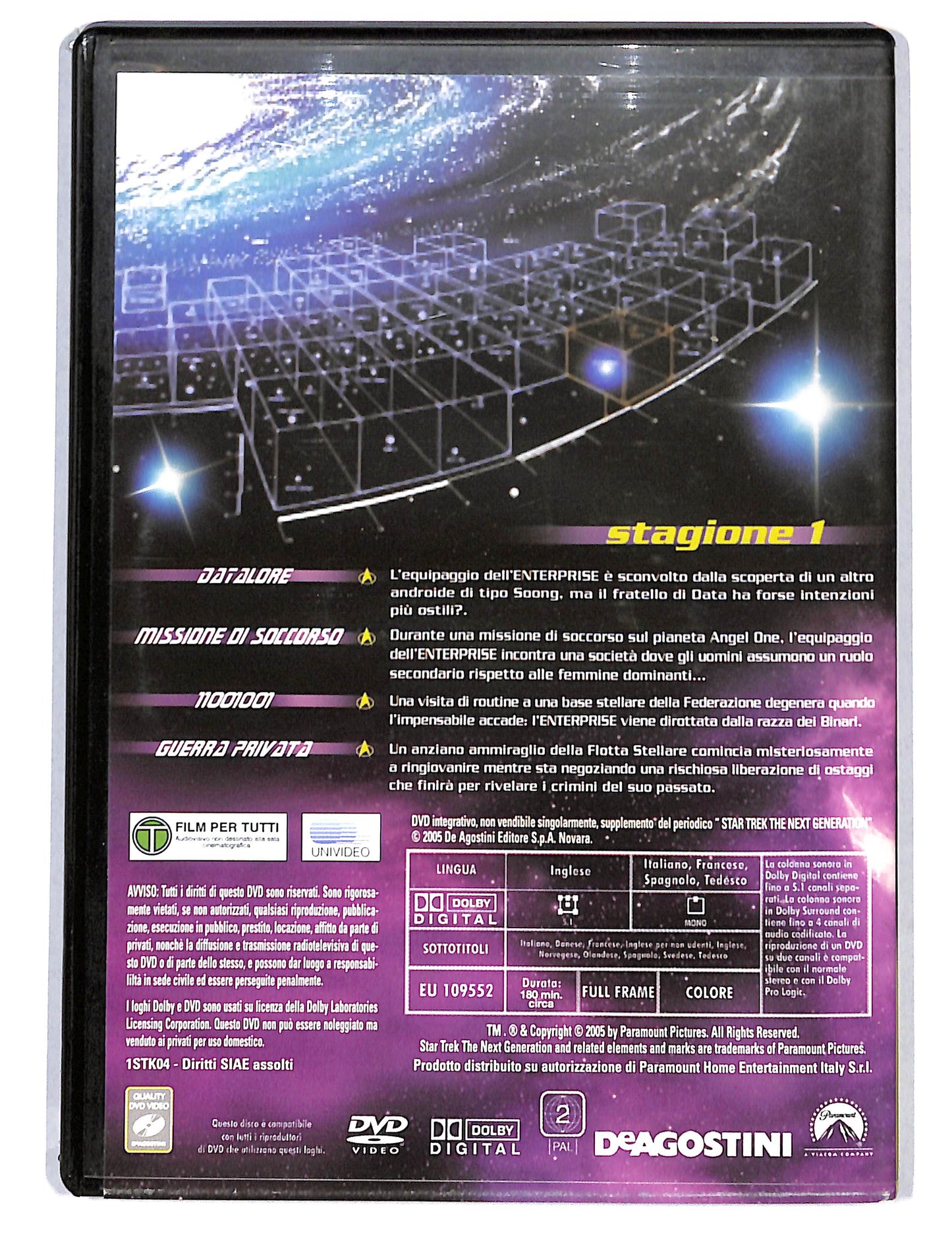 EBOND Star Trek: The Next Generation stagione 1 vol.4 DVD DB750629