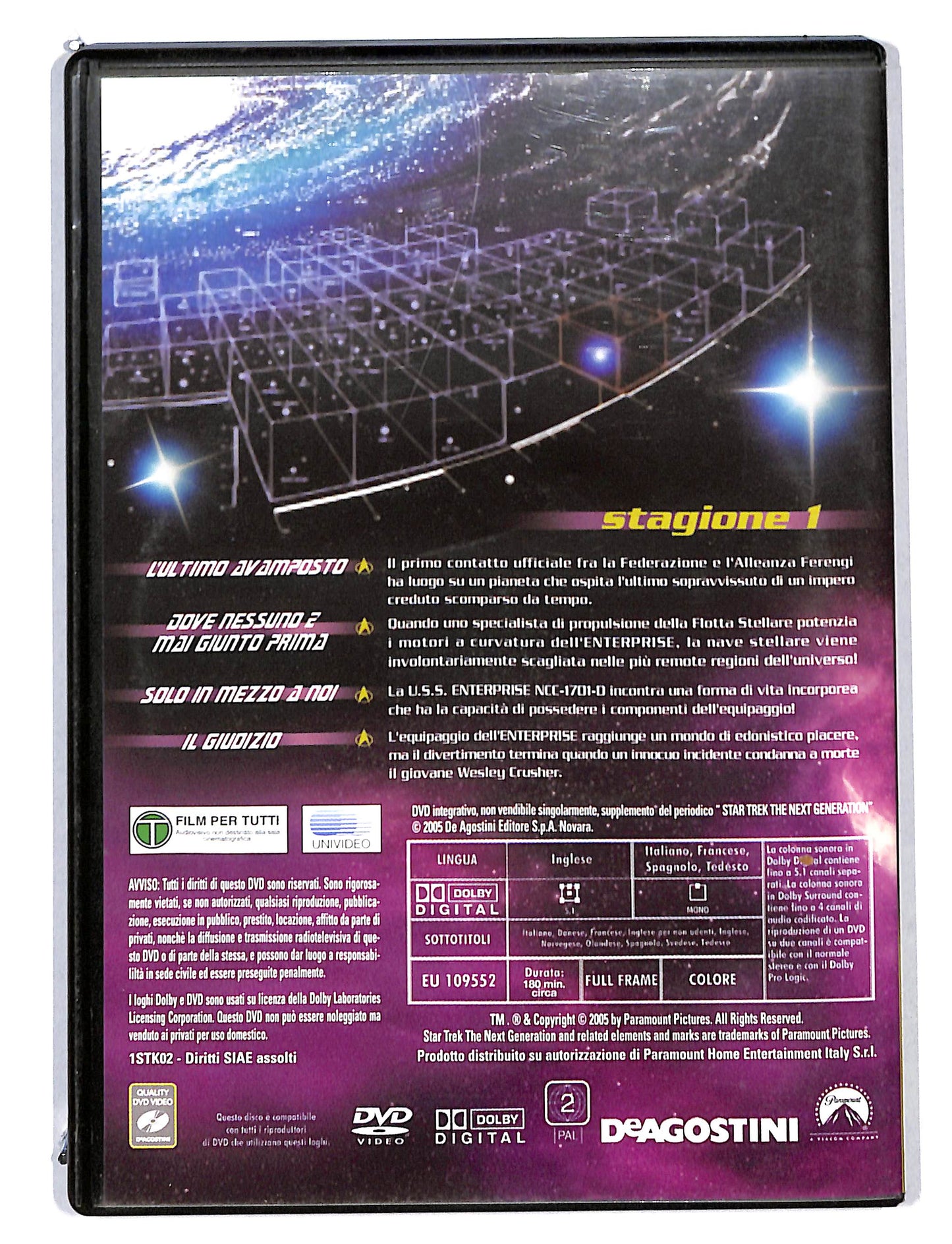 EBOND Star Trek The Next Generation stagione 1 vol.2 DVD DB750630