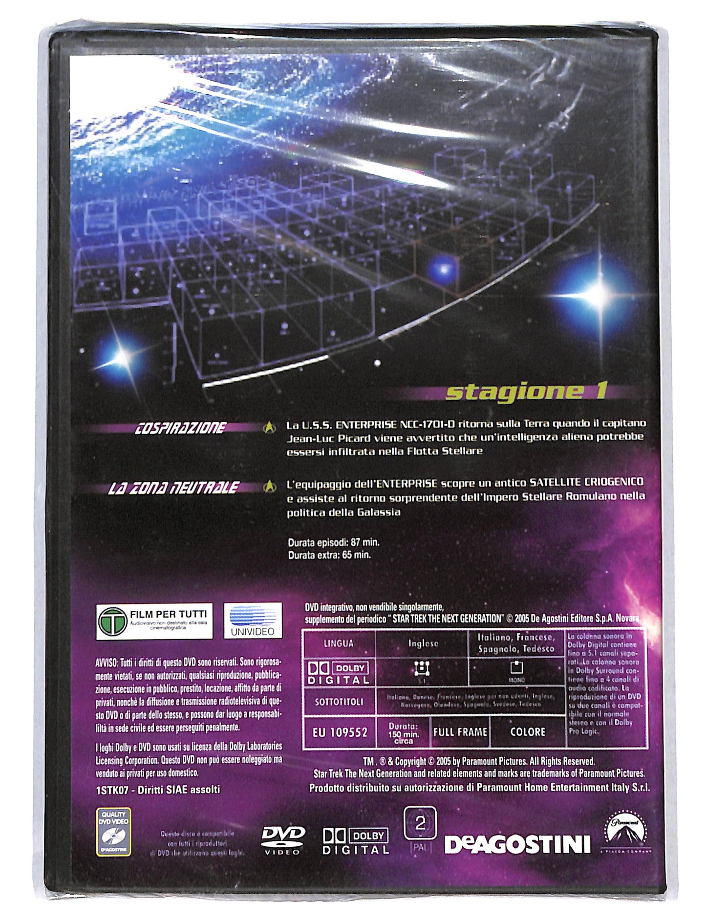 EBOND Star Trek: The Next Generation stagione 1 vol 7 DVD DB750633