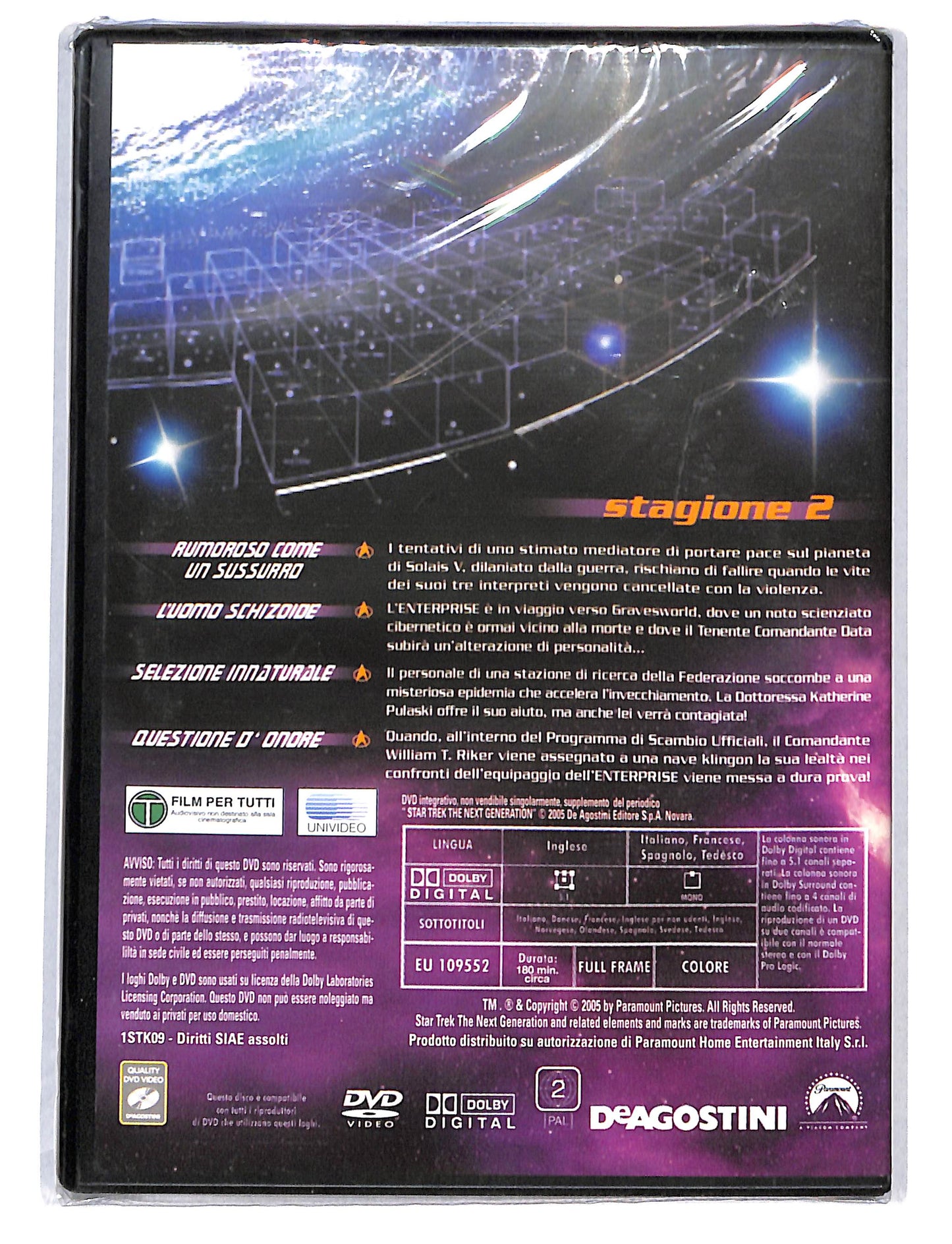 EBOND Star Trek: The Next Generation stagione 2 vol.2 DVD DB750634