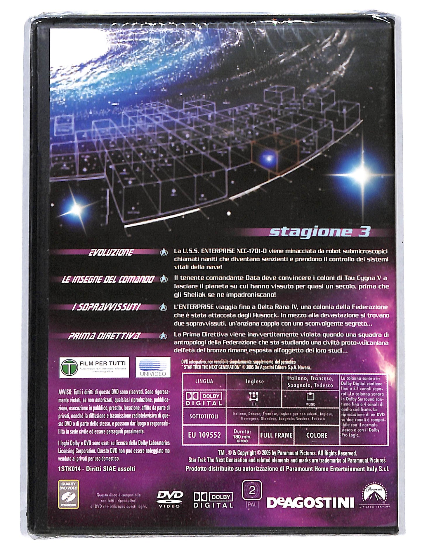 EBOND Star Trek The Next Generation Stagione 3 Vol. 1 DVD DB750637