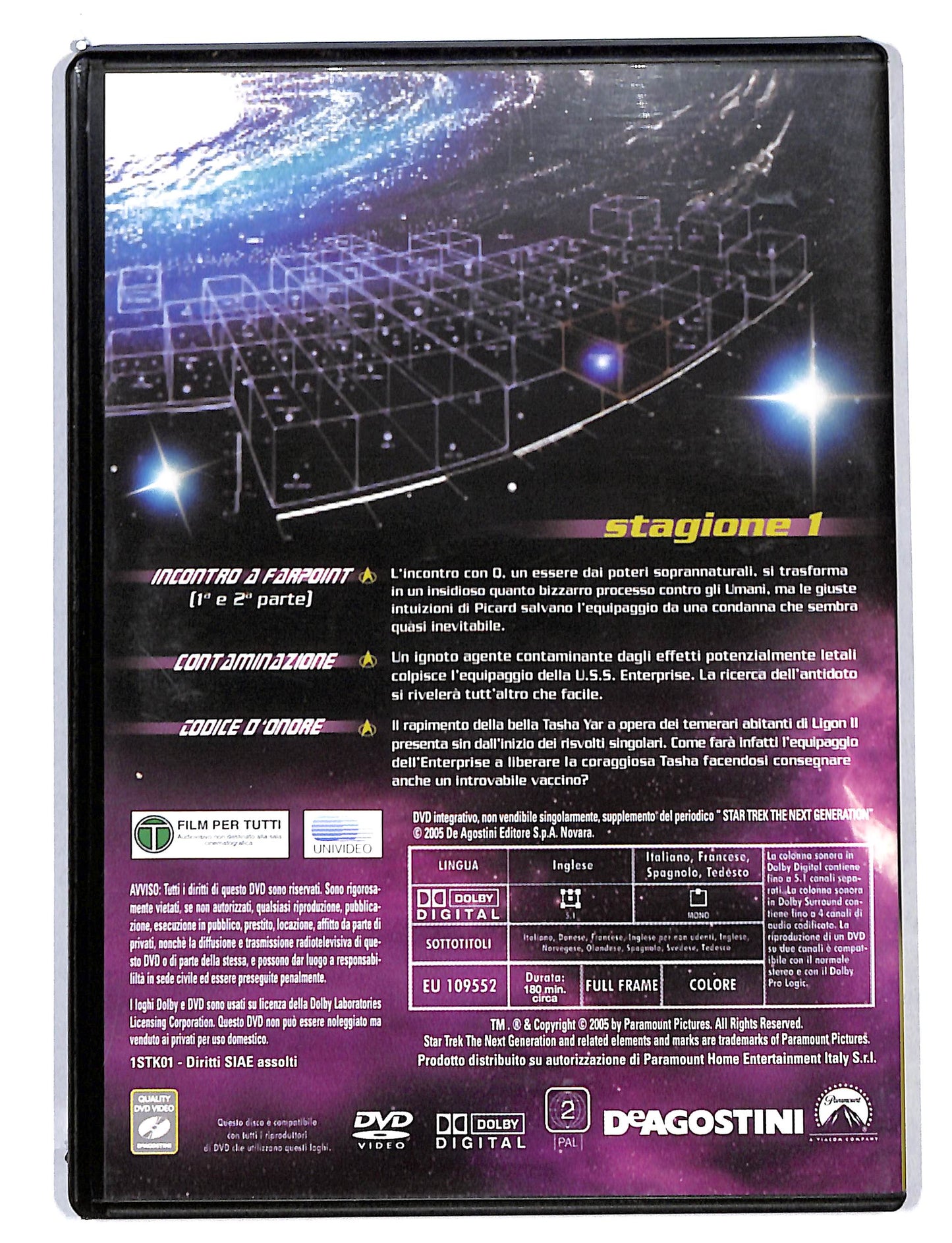 EBOND Star Trek The Next Generation Stagione 1 vol.1 DVD DB750638