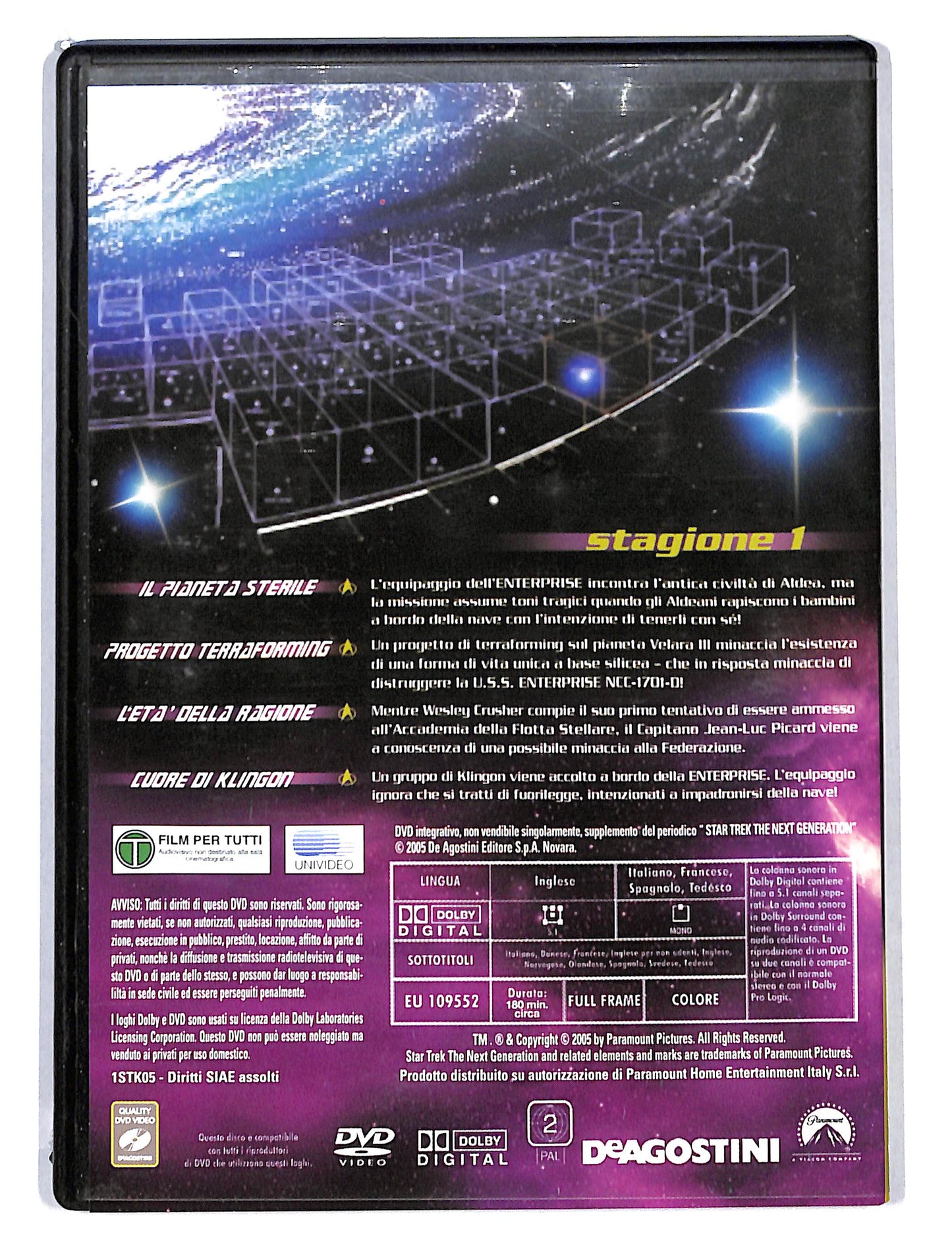 EBOND Star Trek The Next Generation Stagione 1 Vol 5 DVD DB750639