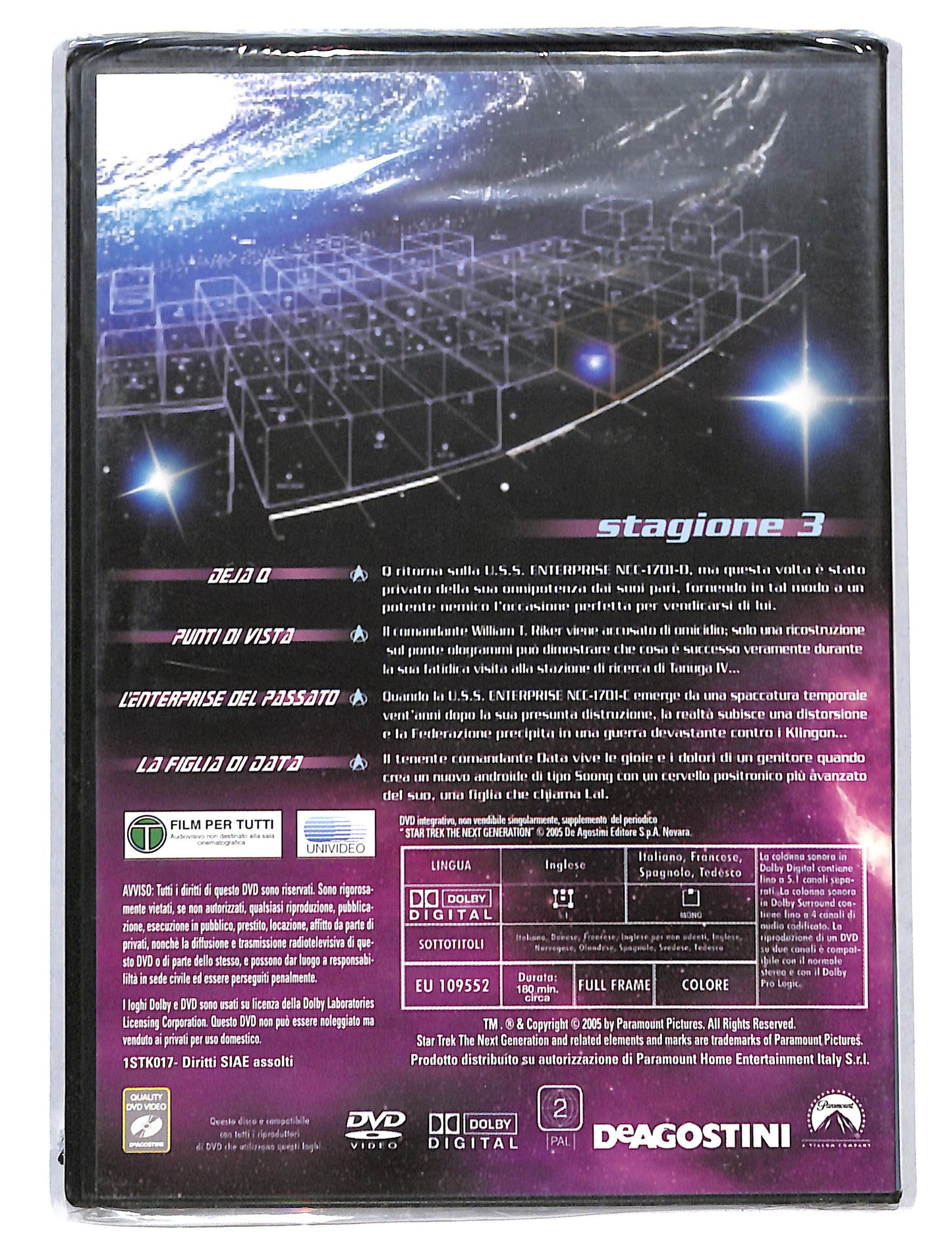 EBOND Star Trek The next generation - Stagione 3 vol.4 DVD DB750641