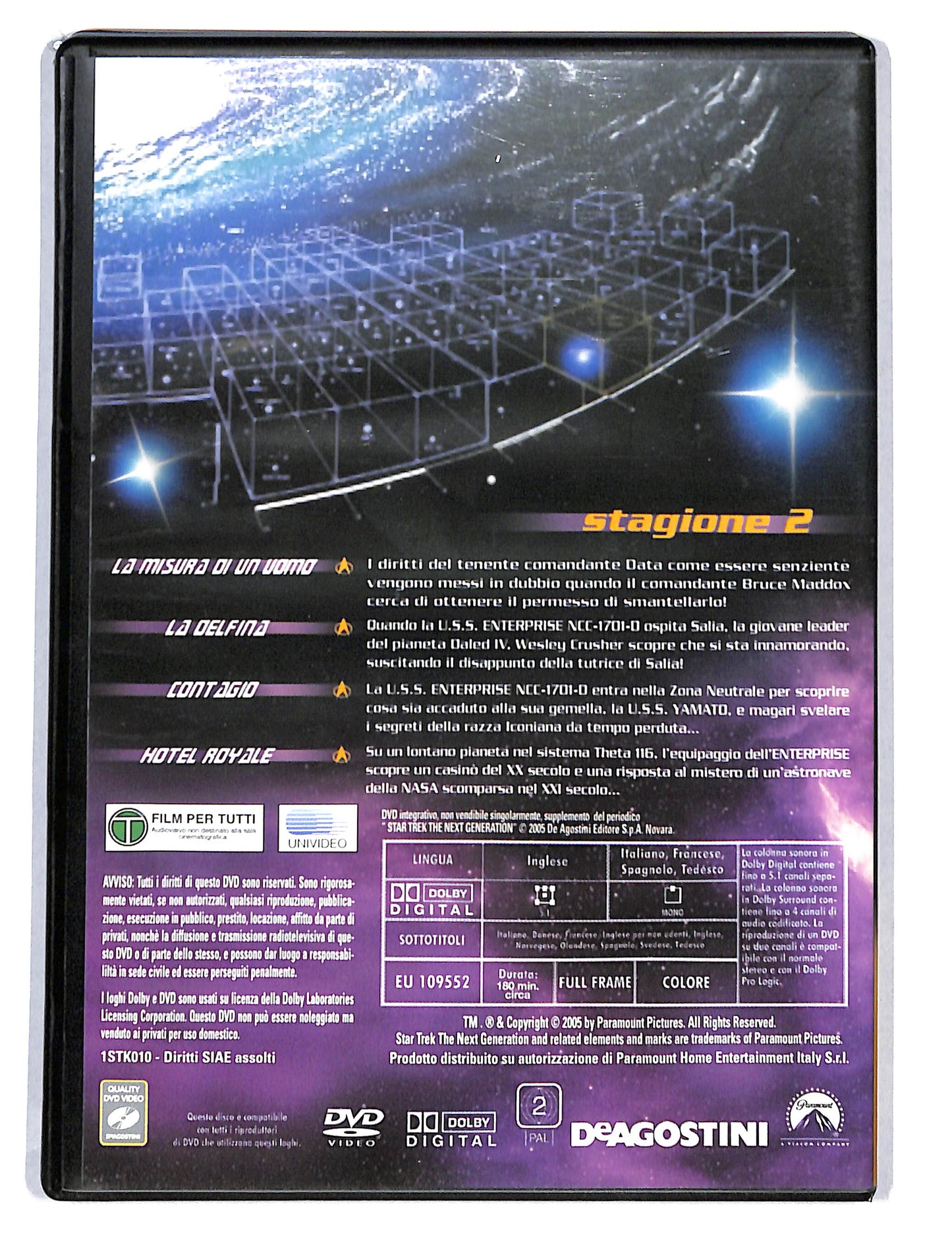 EBOND Star Trek The next generation Stagione 2 vol.3 EDITORIALE DVD DB750644