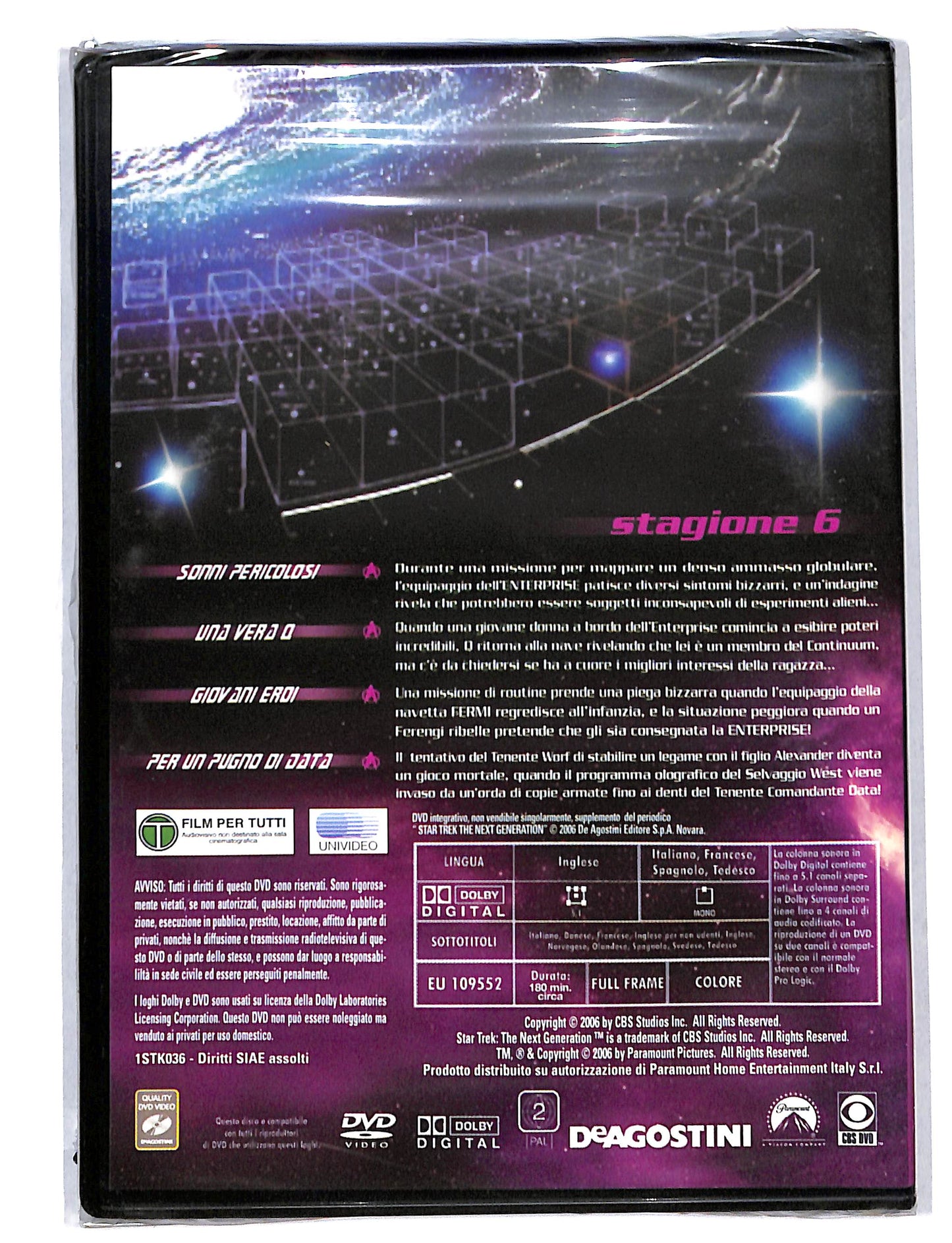 EBOND StarTrek the next Generation stagione 6 vol.2 EDITORIALE DVD DB750649