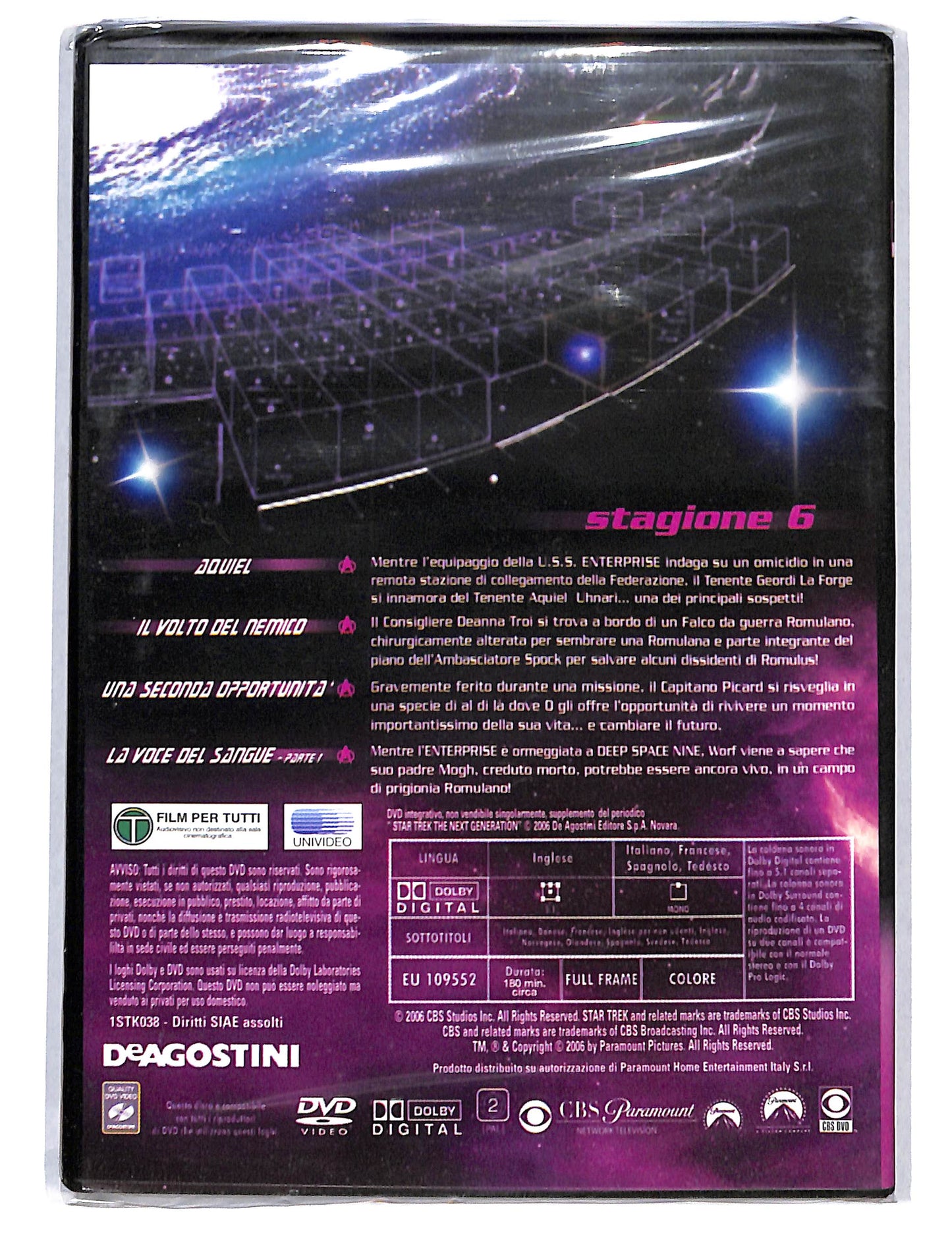 EBOND StarTrek the next Generation Stagione 6 vol.4 EDITORIALE DVD DB750651