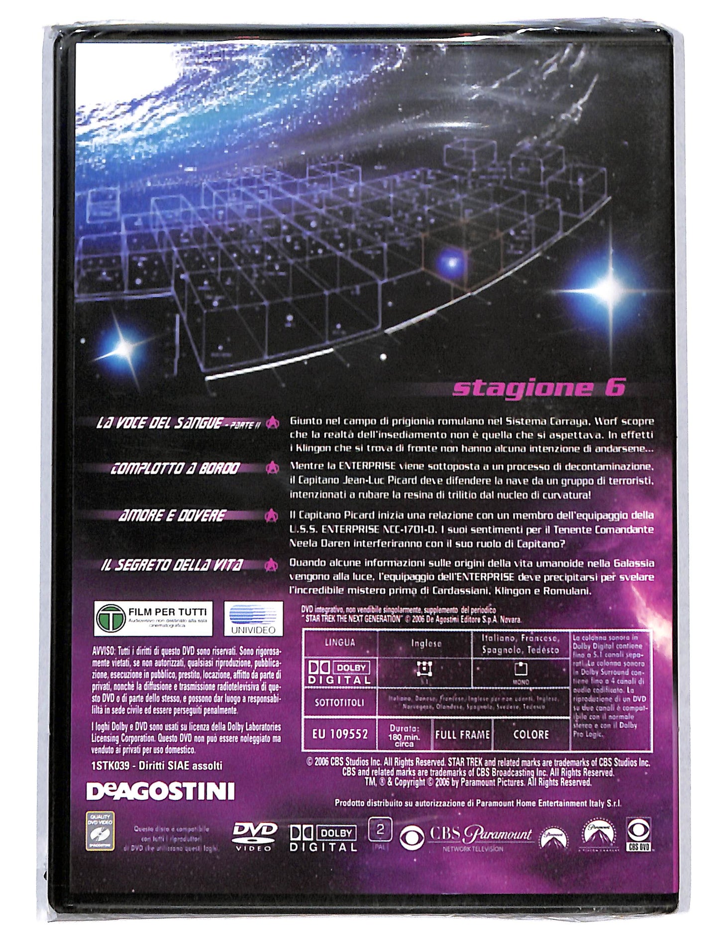 EBOND StarTrek the next Generation stagione 6 vol.5 EDITORIALE DVD DB750652