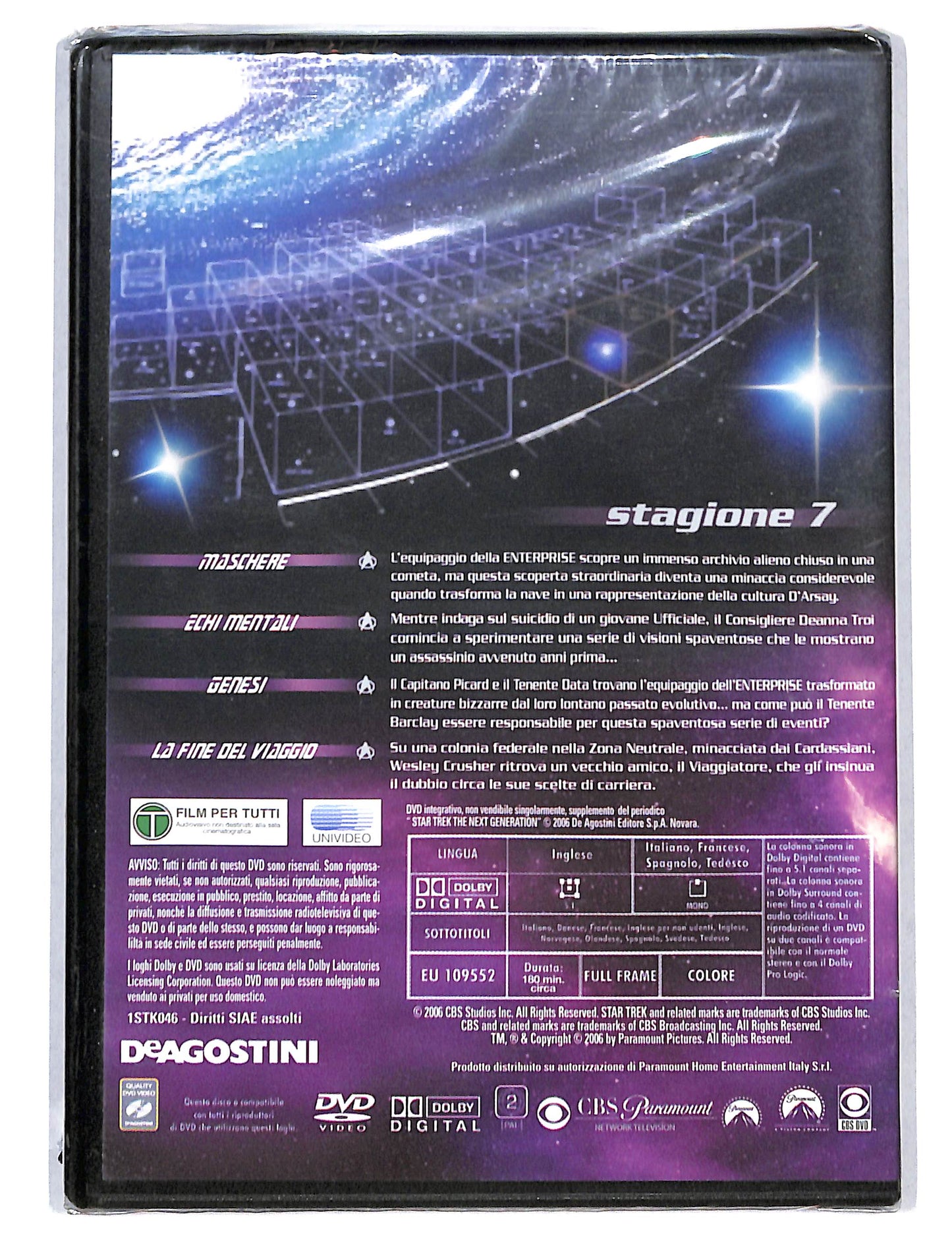 EBOND Star Trek the next generation stagione 7 vol.5 EDITORIALE DVD DB750653