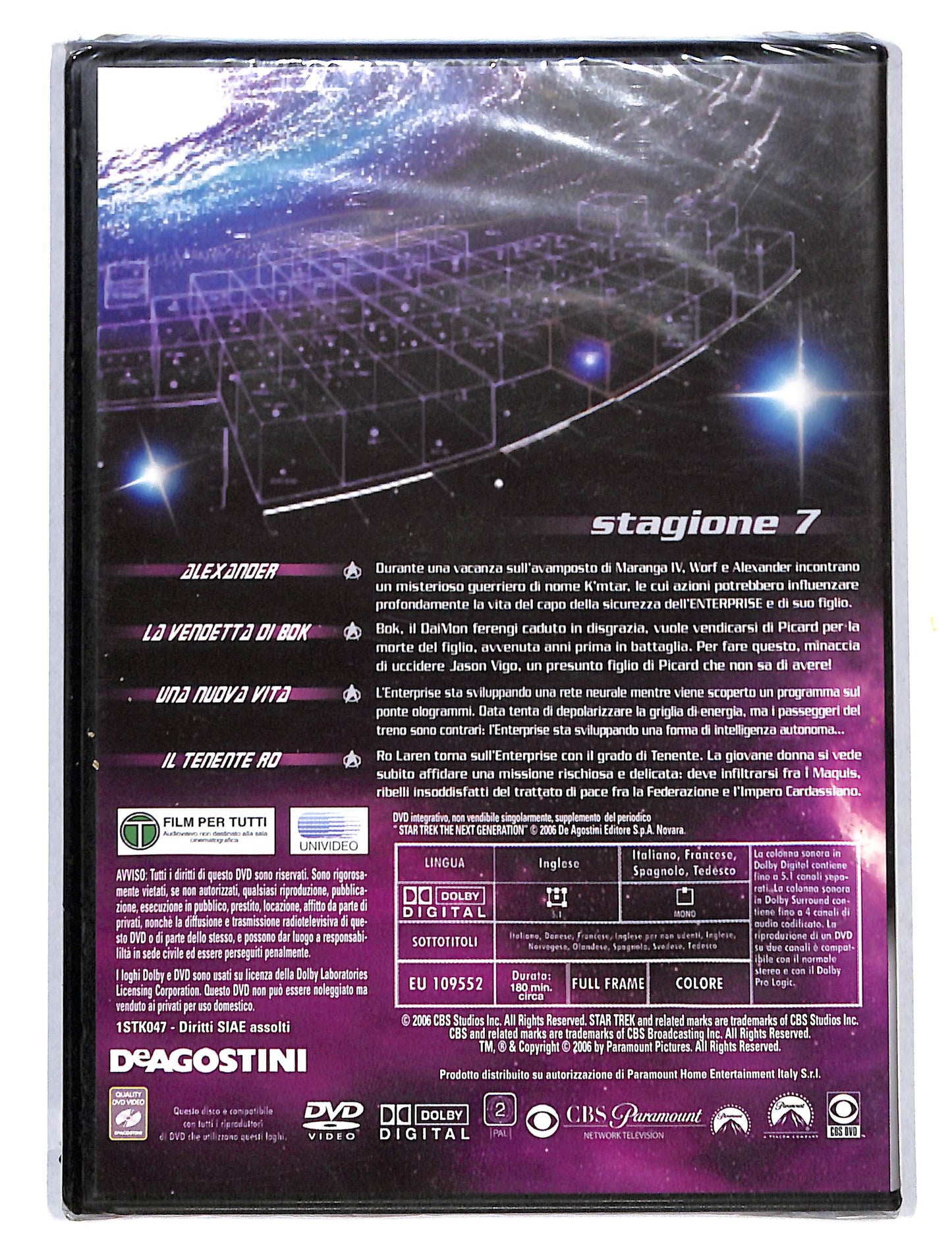 EBOND StarTrek the next Generation stagione 7 vol.6 EDITORIALE DVD DB750654