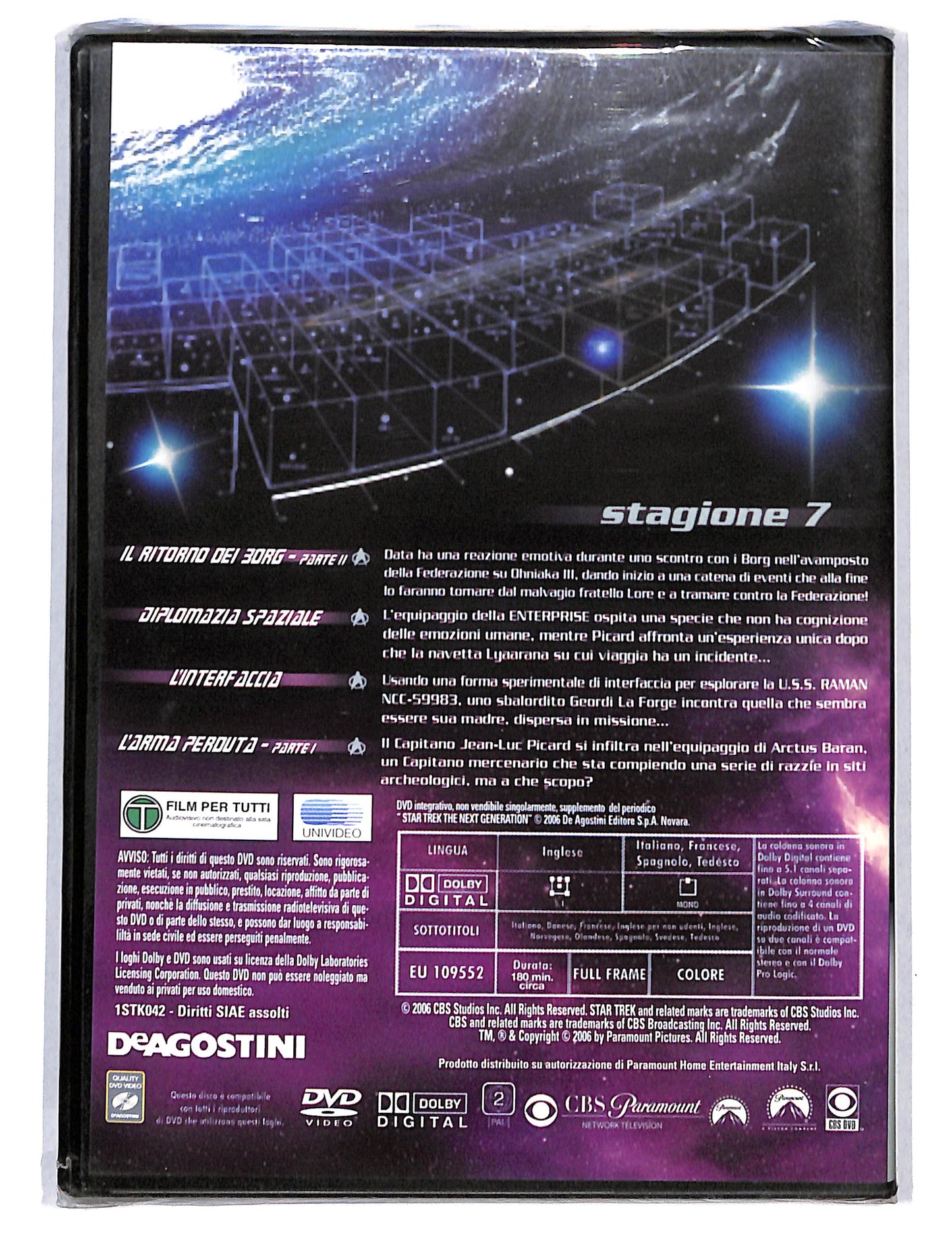 EBOND StarTrek the next Generation stagione 7 vol 1 EDITORIALE DVD DB750656