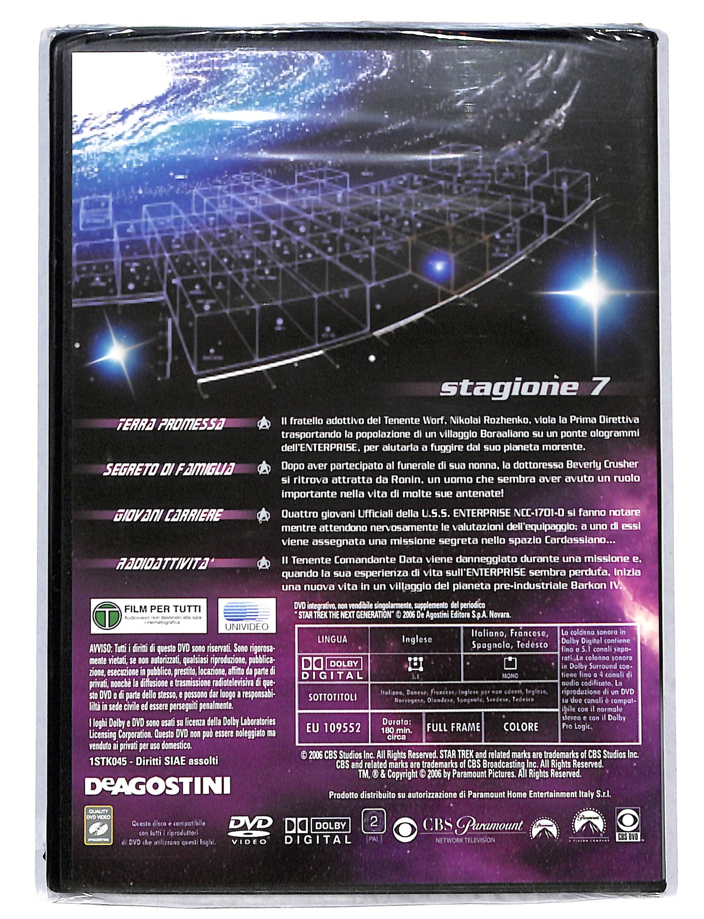 EBOND StarTrek the next Generation stagione 7 vol 4 EDITORIALE DVD DB750657