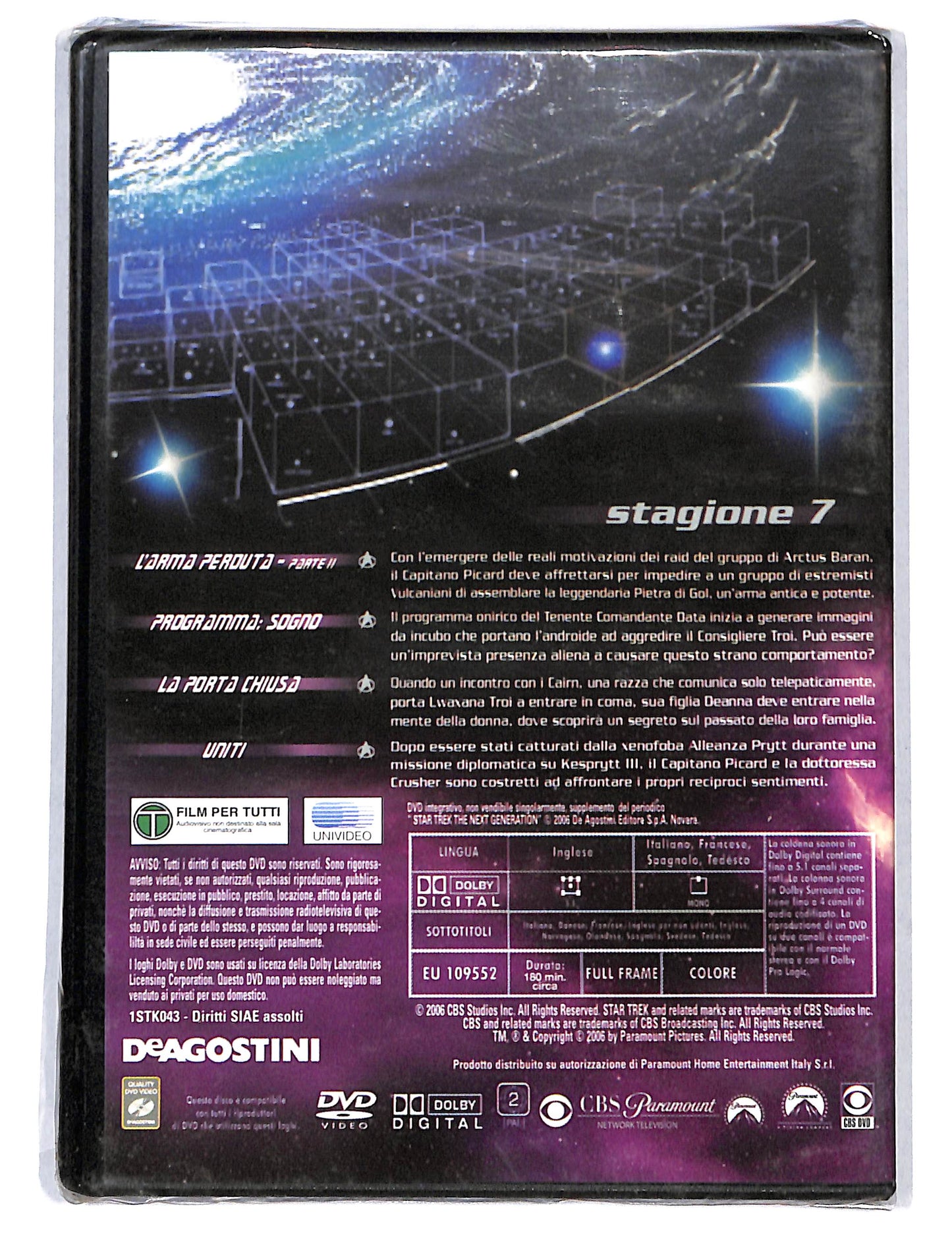 EBOND StarTrek the next Generation stagione 7 vol.2 EDITORIALE DVD DB750660