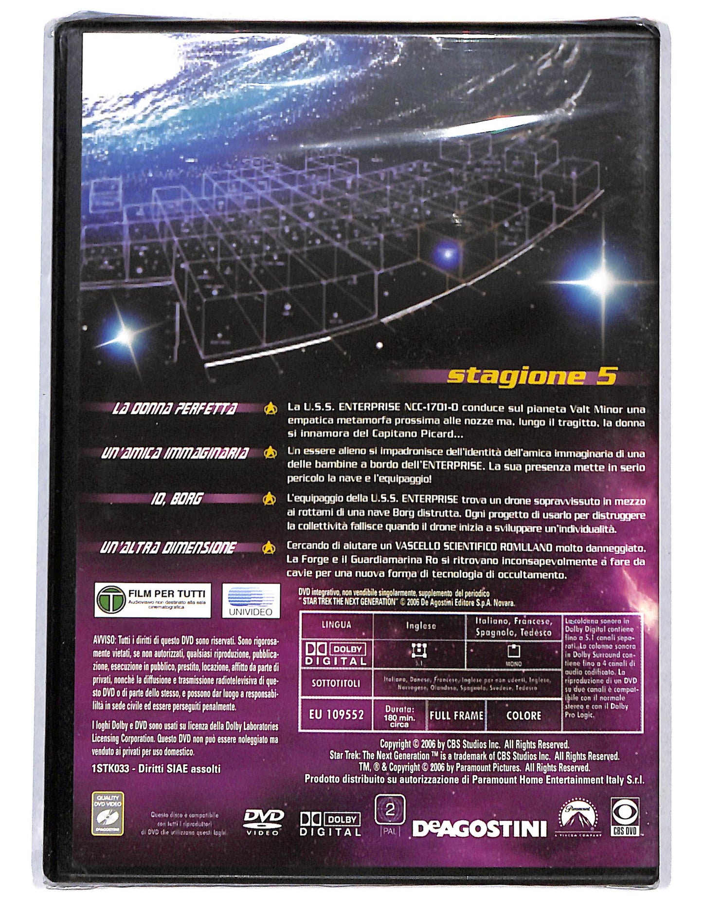 EBOND StarTrek the next Generation stagione 5 vol.6 EDITORIALE DVD DB750662