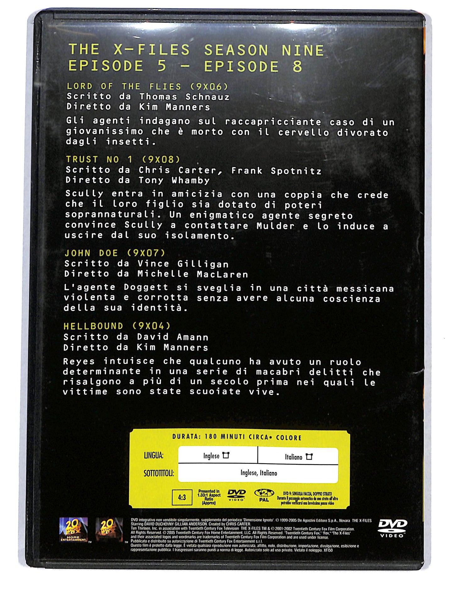 EBOND The X files season nine volume 2 EDITORIALE DVD DB750666