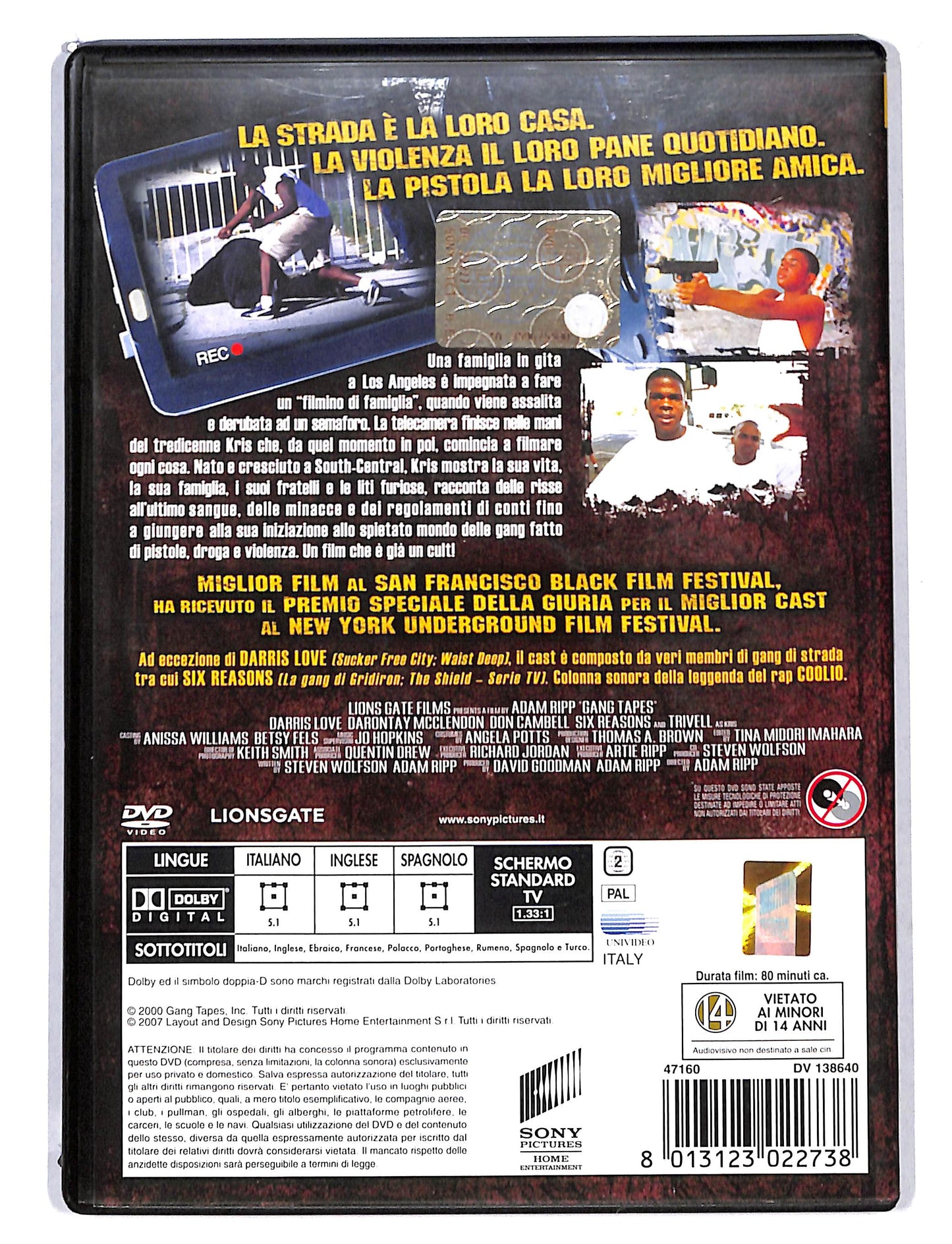 EBOND Gang Tapes per le strade di Los Angeles NOLEGGIO DVD DB750730