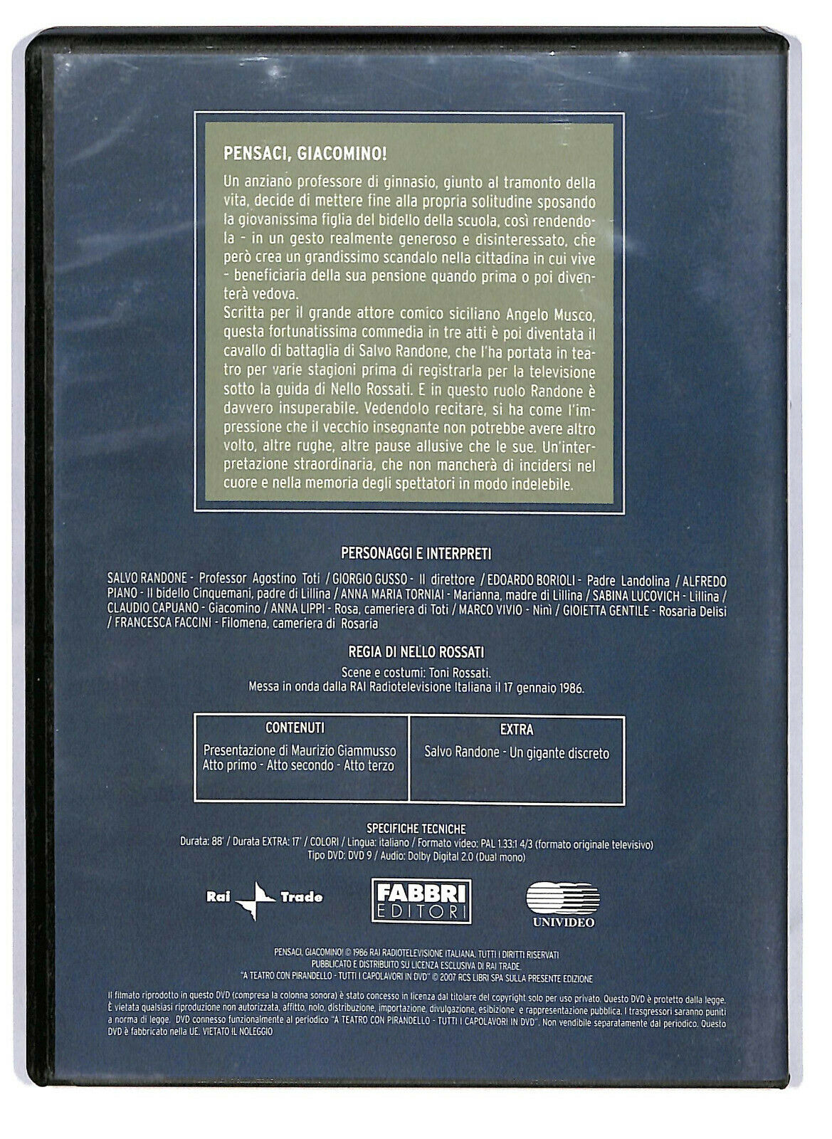 EBOND Pensaci, Giacomino! - A Teatro Con Pirandello DVD DB750732