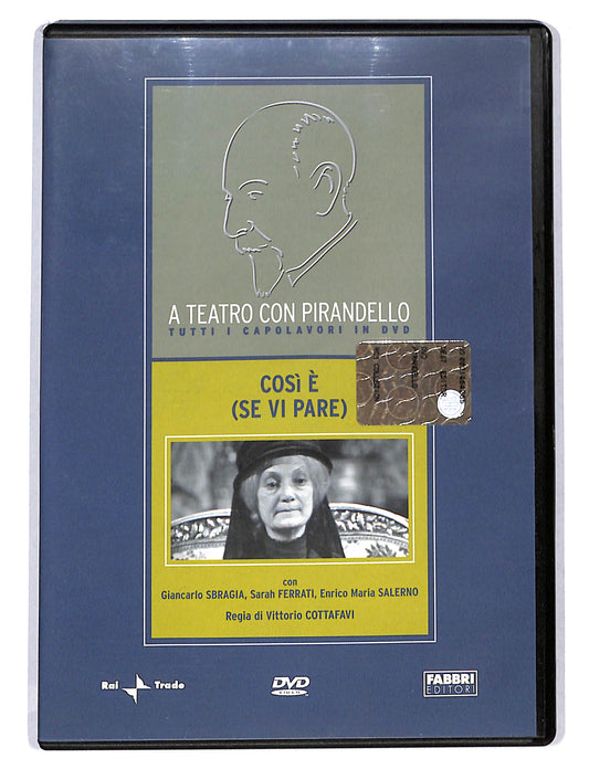 EBOND Cosi e se vi pare - A teatro con Pirandello EDITORIALE DVD DB750735