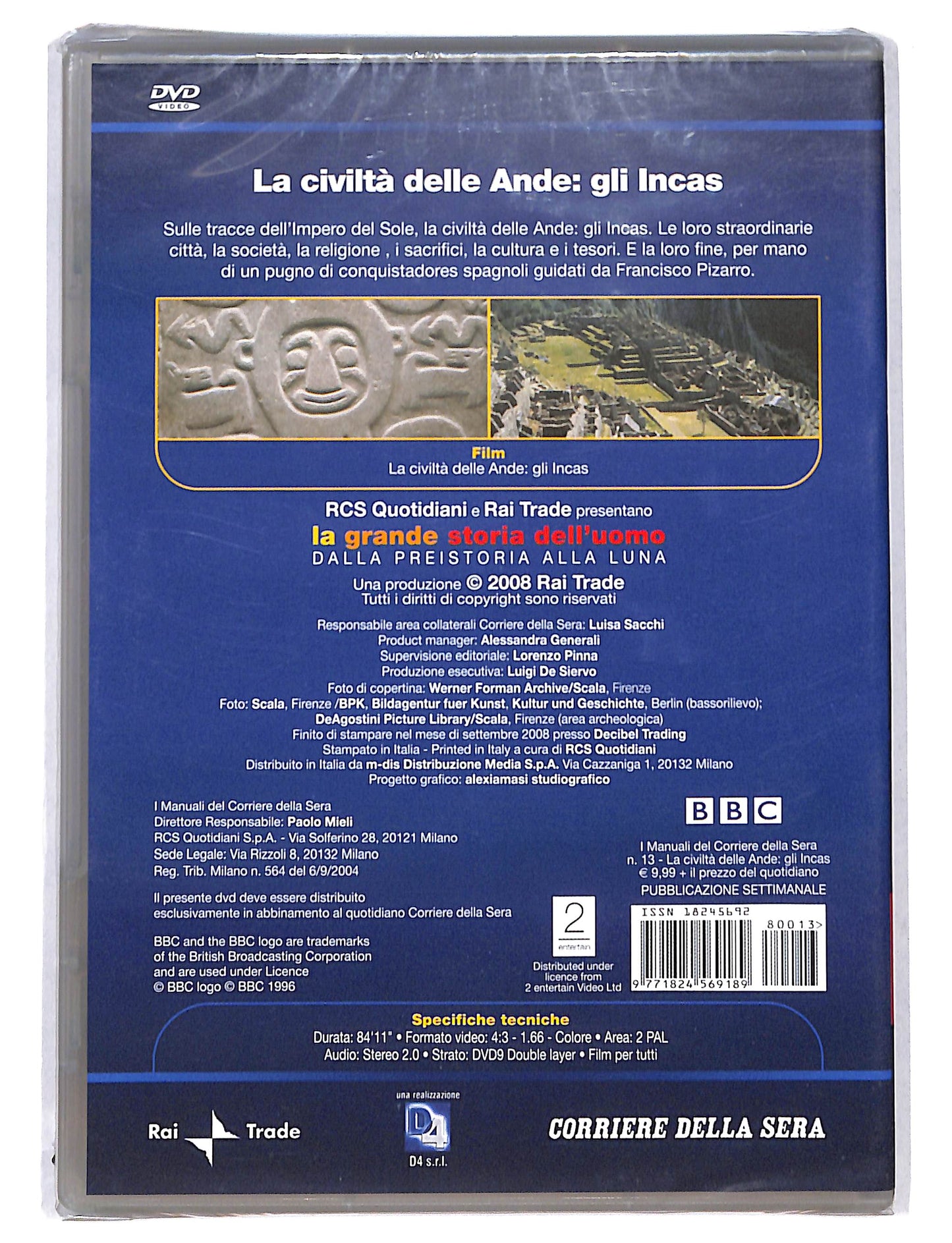 EBOND La grande storia dell'uomo vol.13 la civilta delle Ande DVD DB750746