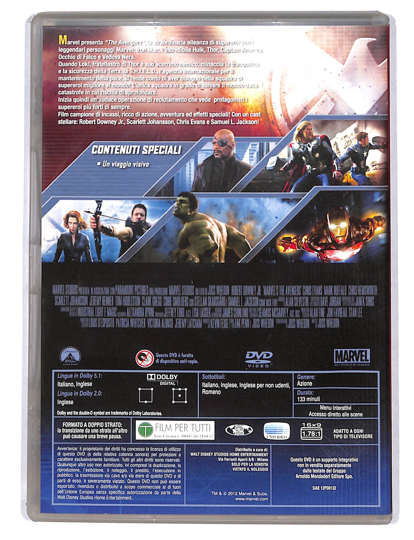 EBOND Avengers EDITORIALE DVD DB750748