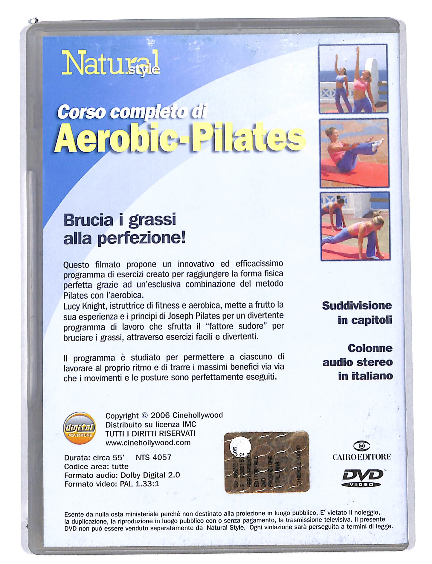 EBOND Corso completo di Aerobic-Pilates EDITORIALE DVD DB750751