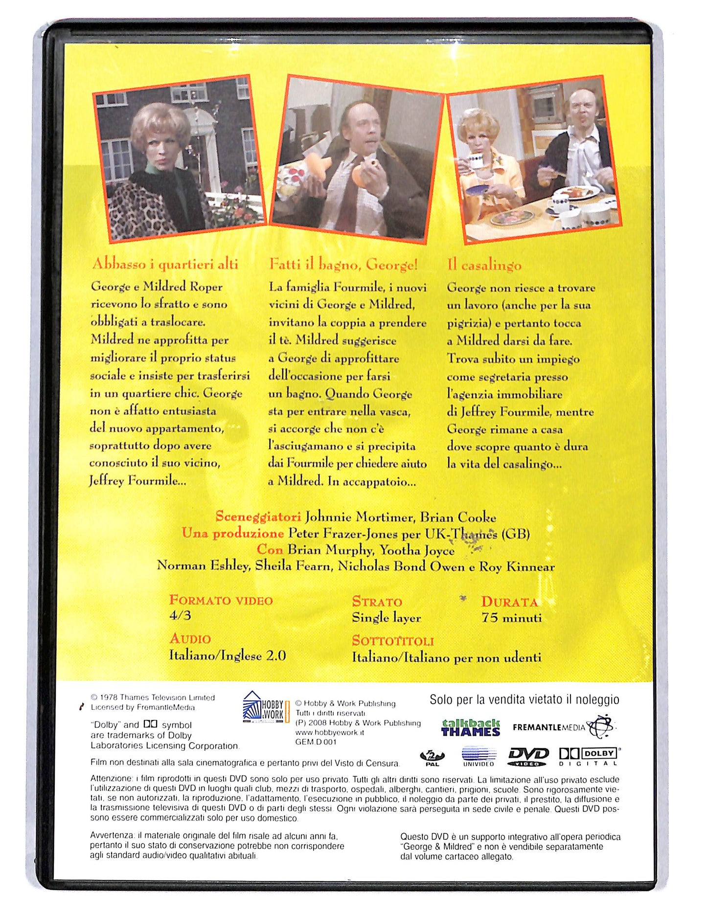 EBOND George & Mildred vol.1 EDITORIALE DVD DB750756