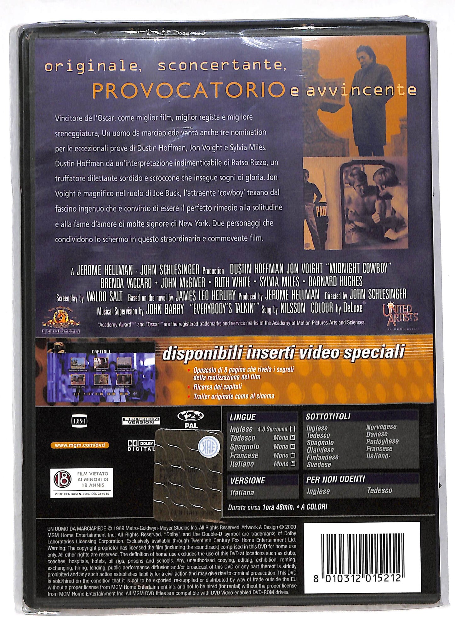 EBOND Un uomo da marciapiede DVD DB750901