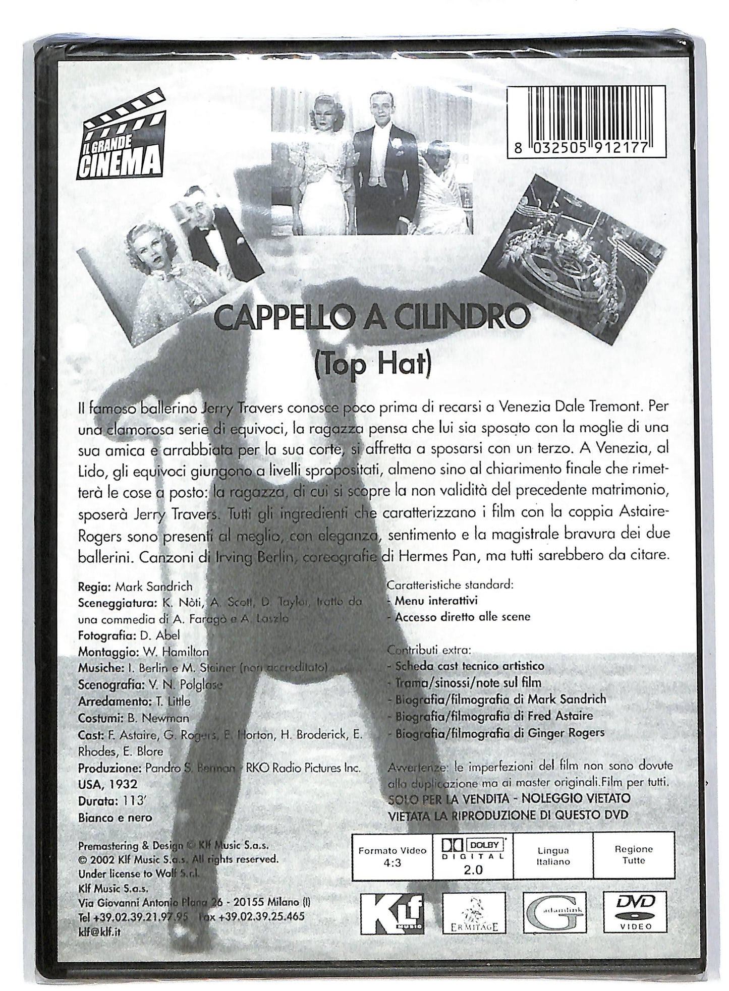 EBOND Cappello a cilindro DVD DB750965