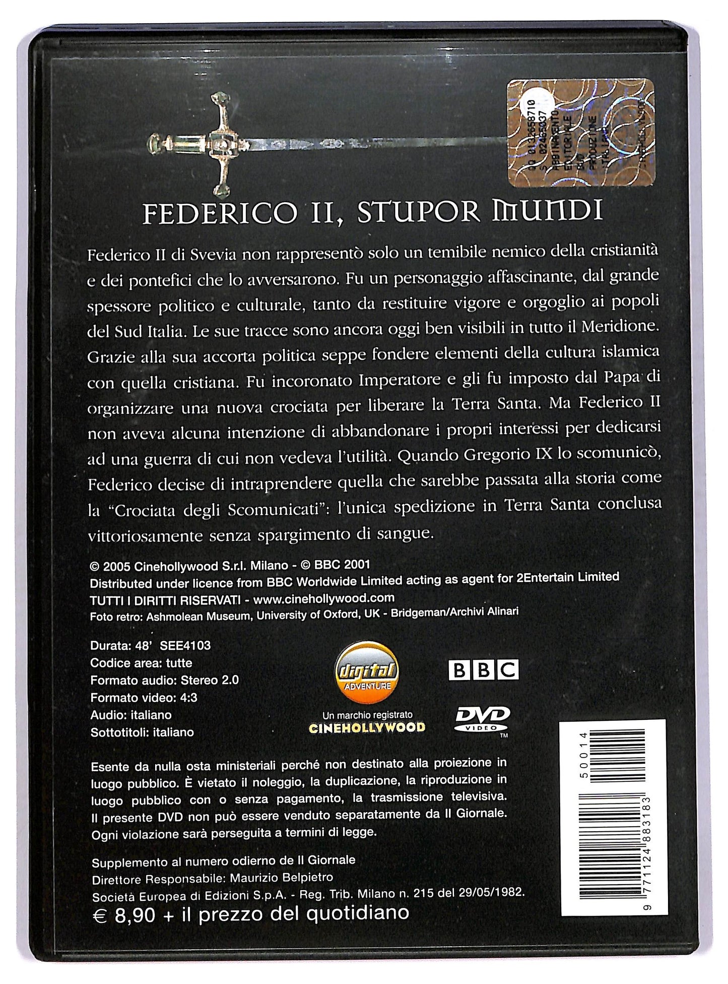 EBOND Federico II Stupor Mundi - L'imperatore cristiano DVD DB751601