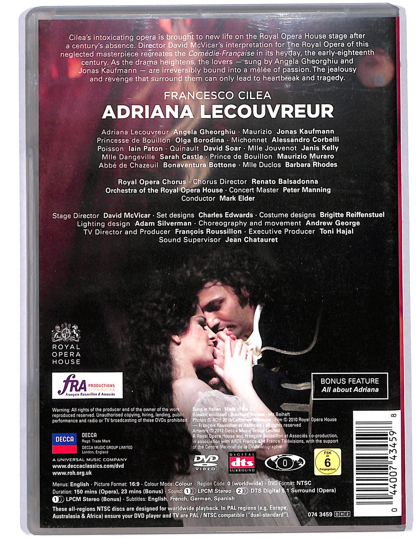 EBOND Cilea: Adriana Lecouvreur DVD DB751604