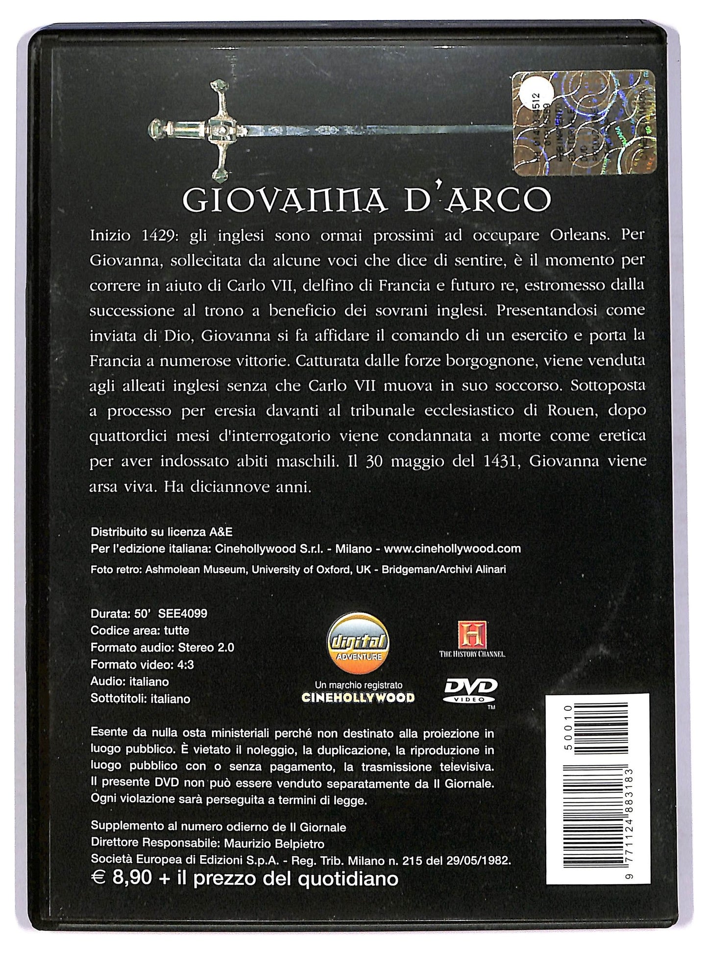 EBOND Giovanna d'arco - Abbandonata dal re DVD DB751615