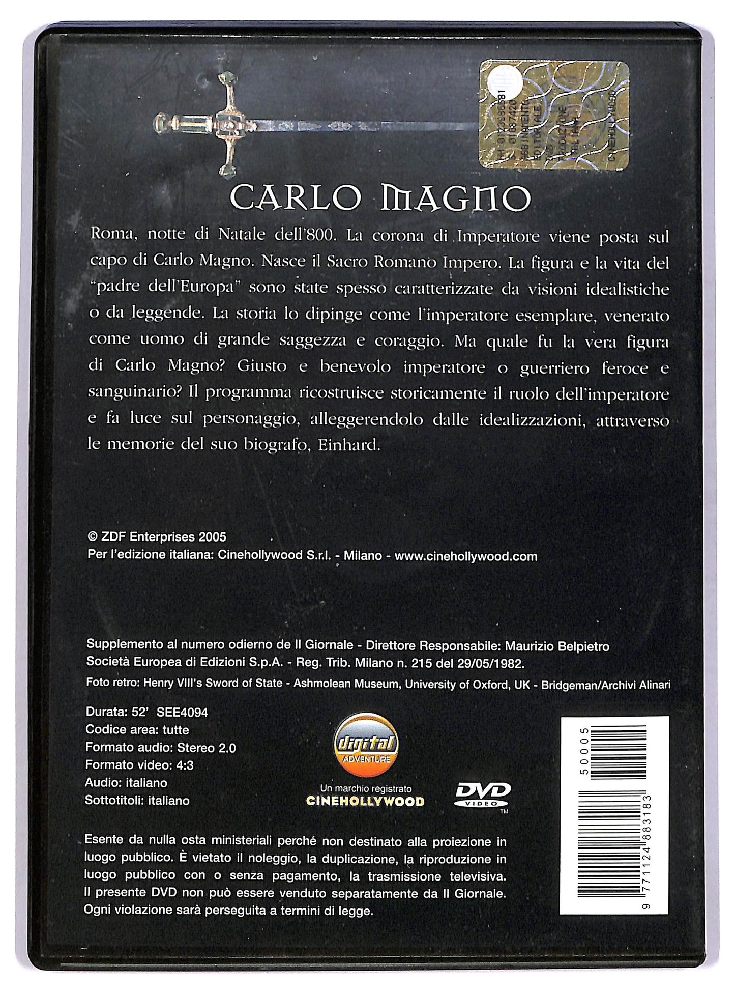 EBOND Carlo magno imperatore e paladino della fede EDITORIALE DVD DB751627