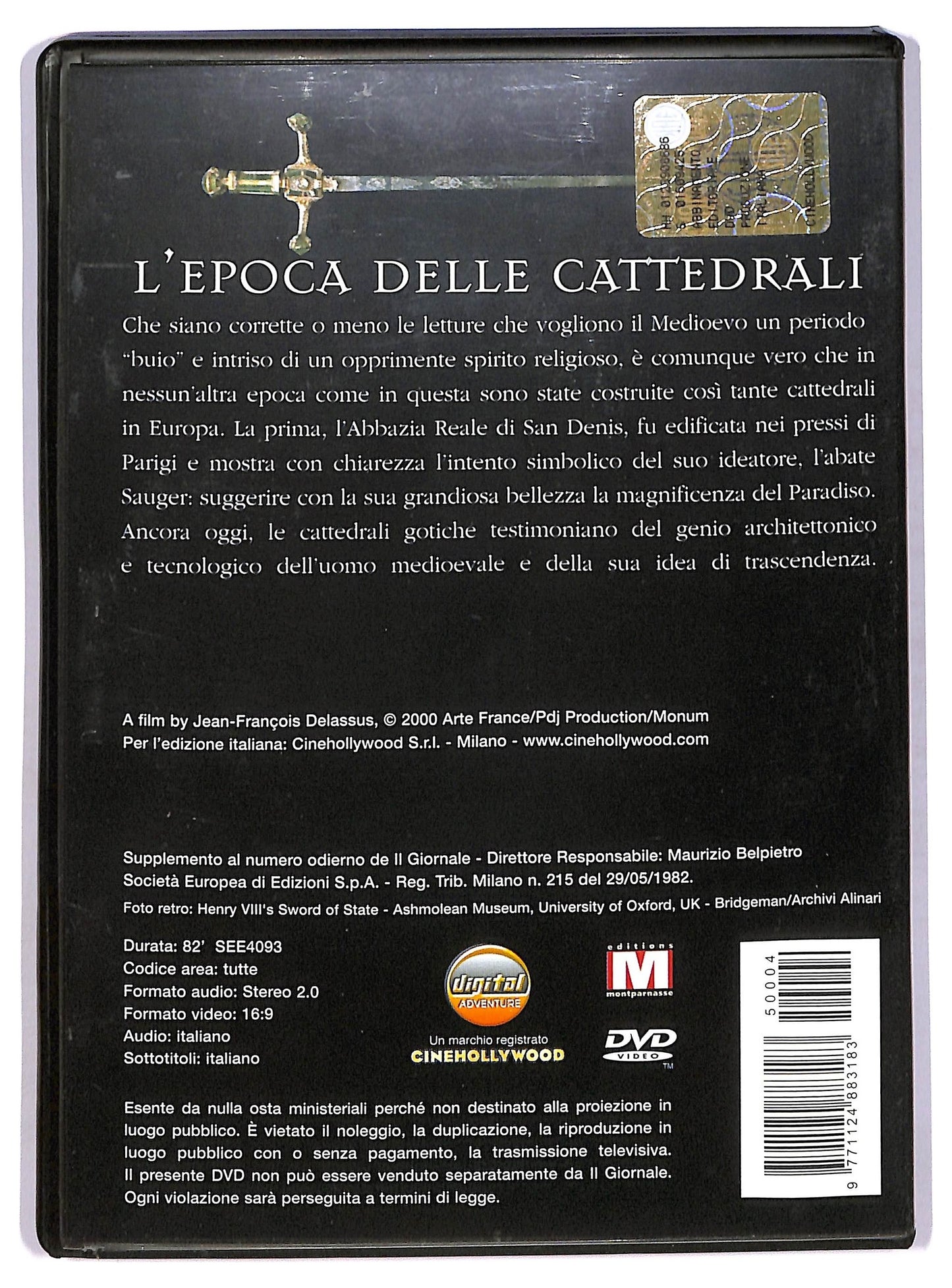 EBOND L'epoca delle cattedrali EDITORIALE DVD DB751635