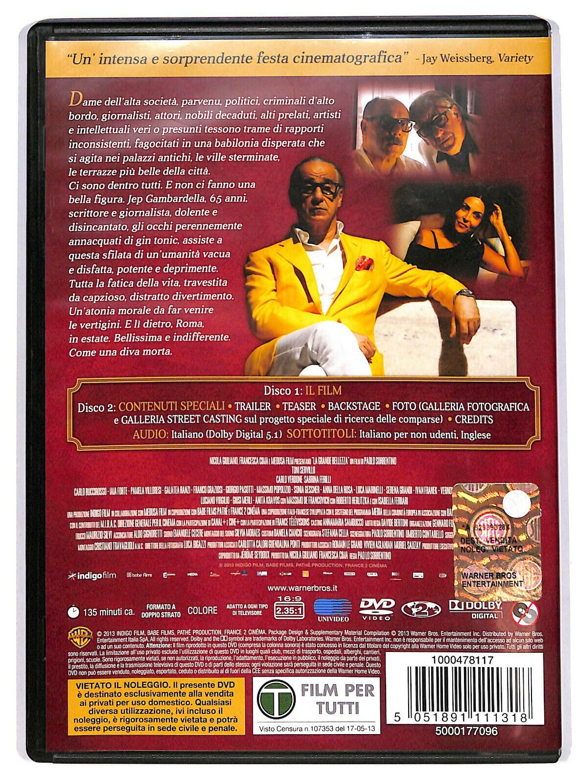 EBOND La Grande Bellezza EDizione Speciale 2 Dischi DVD DB751654