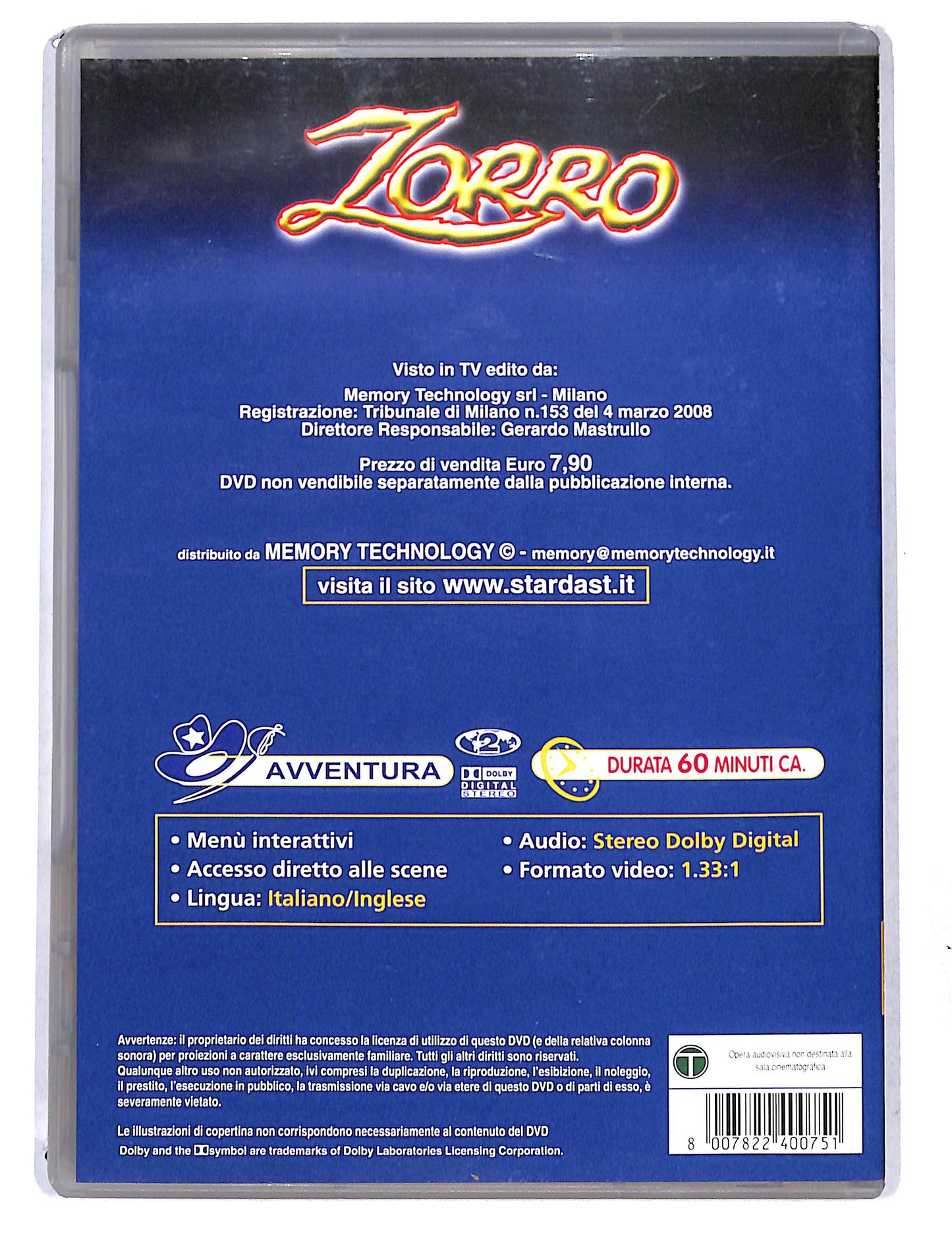 EBOND Zorro la trappola DVD DB751815