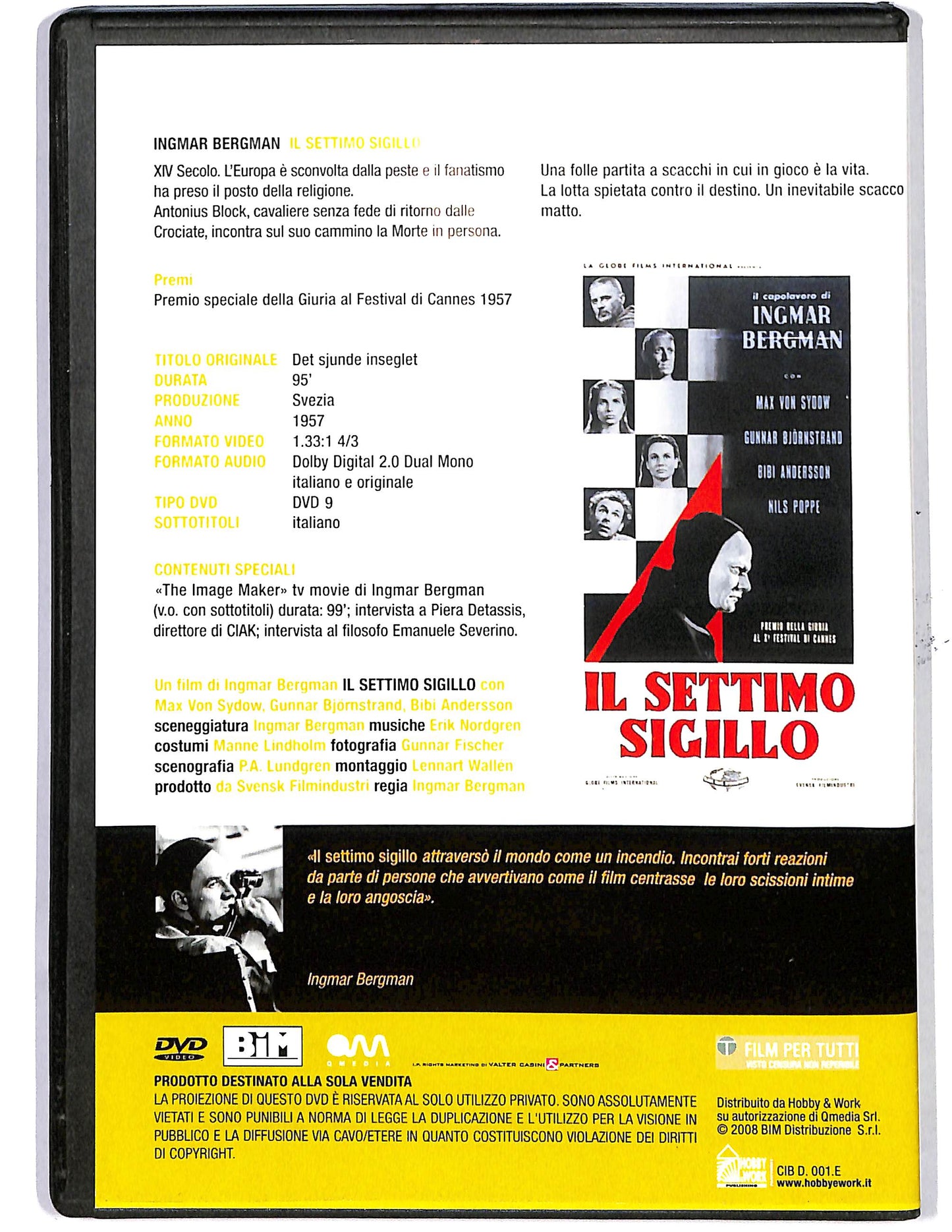EBOND Il settimo sigillo EDITORIALE DVD DB752158