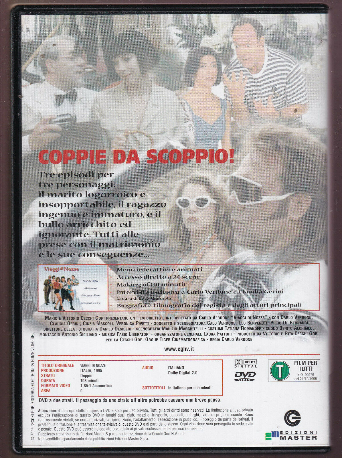 EBOND Viaggi Di Nozze Editoriale Ed.master DVD DB752336