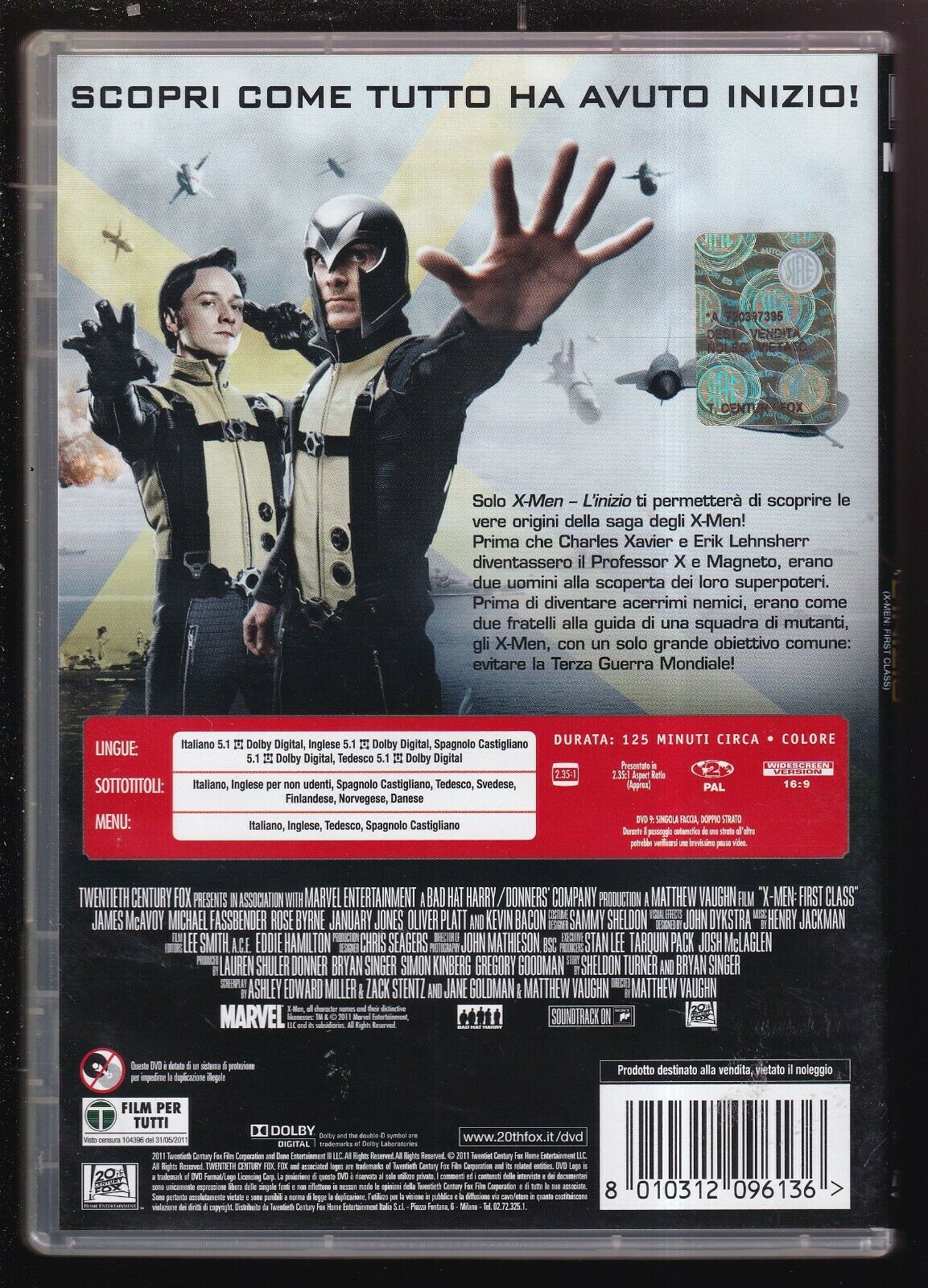 EBOND X-men L'inizio DVD DB752435