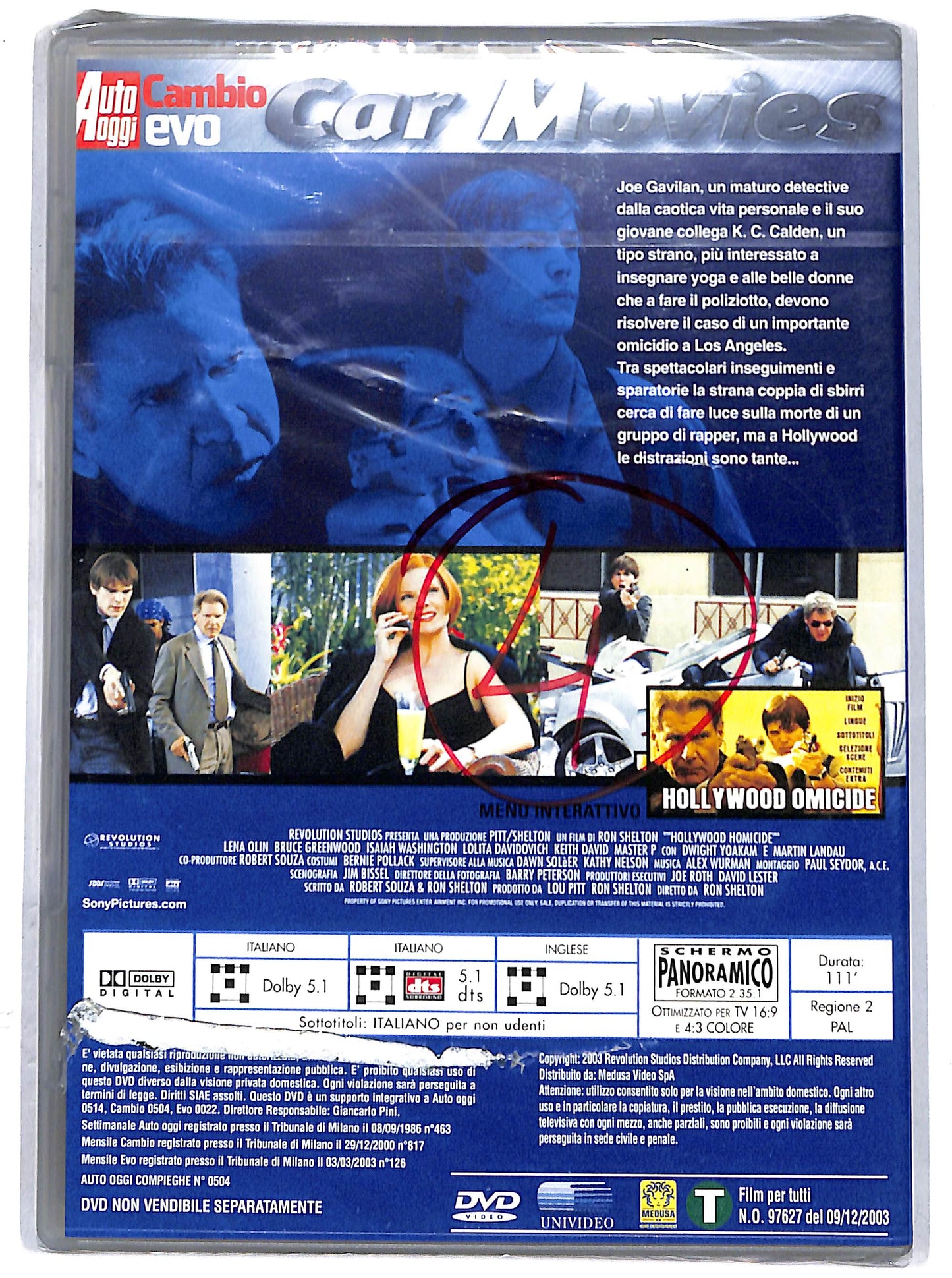 EBOND Hollywood Homicide EDITORIALE DVD DB752445