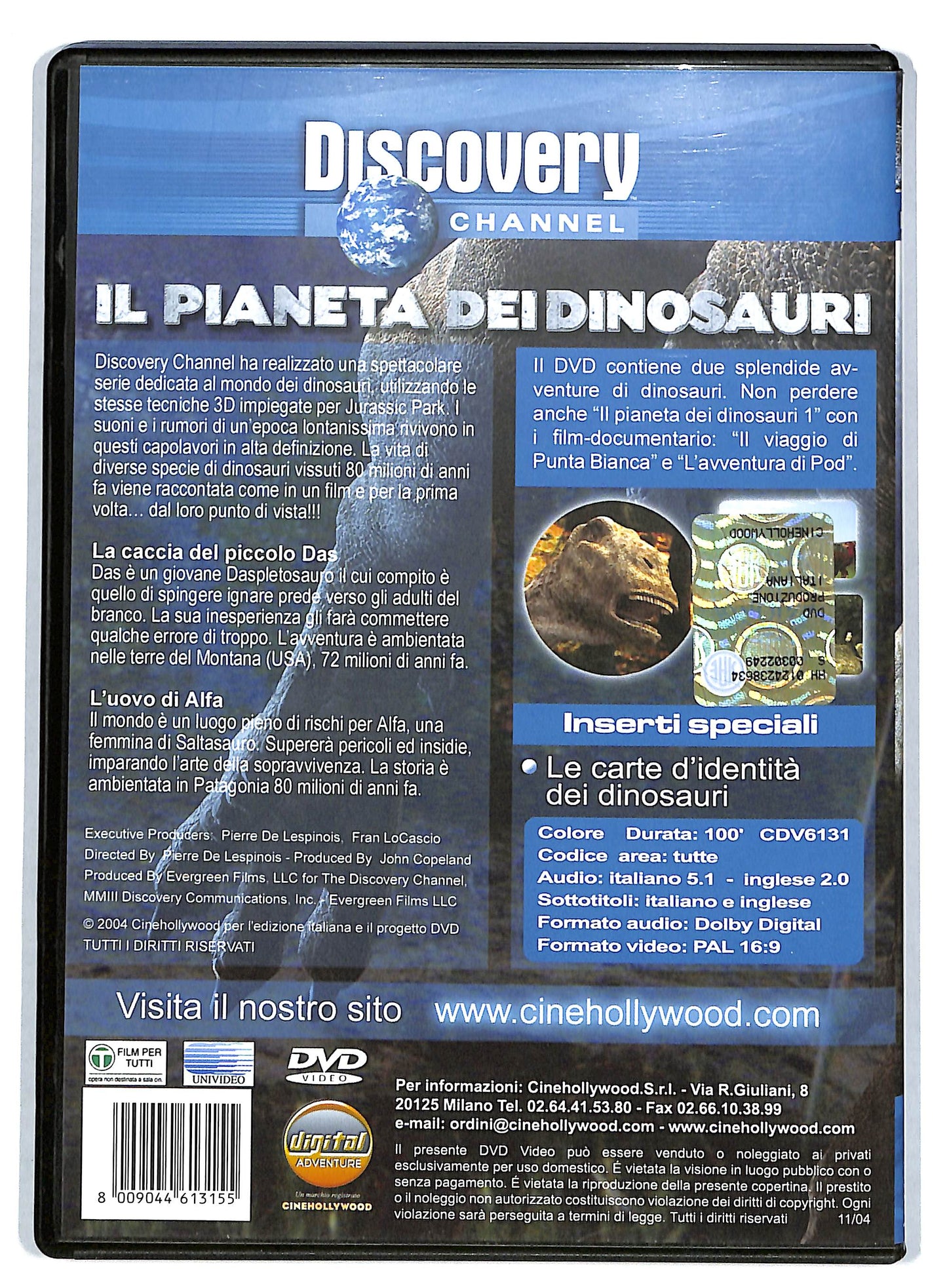EBOND Il pianeta dei dinosauri - grandi avventure nel cretaceo DVD DB752448